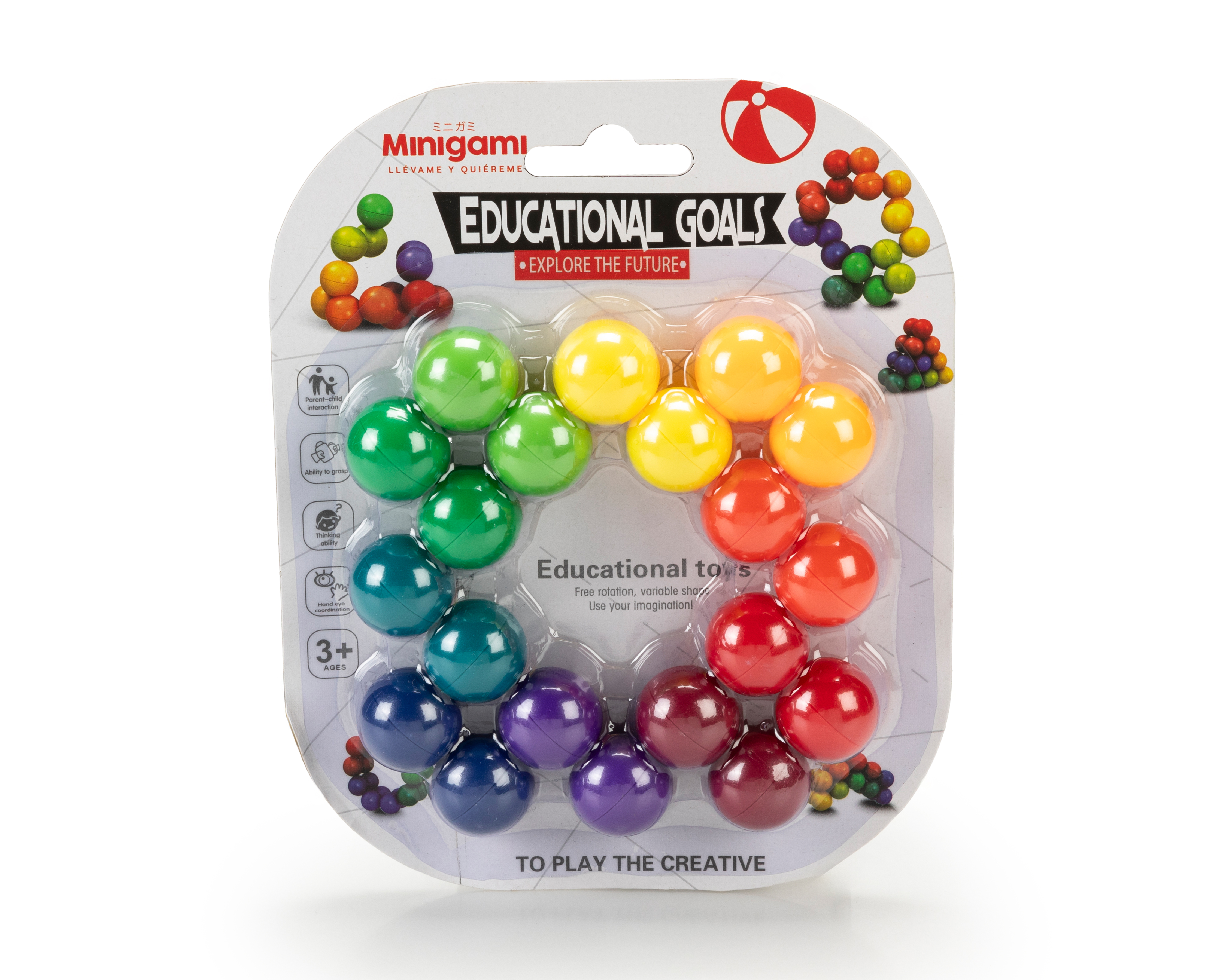 Bolas Magnéticas de Colores Minigami Antiestrés