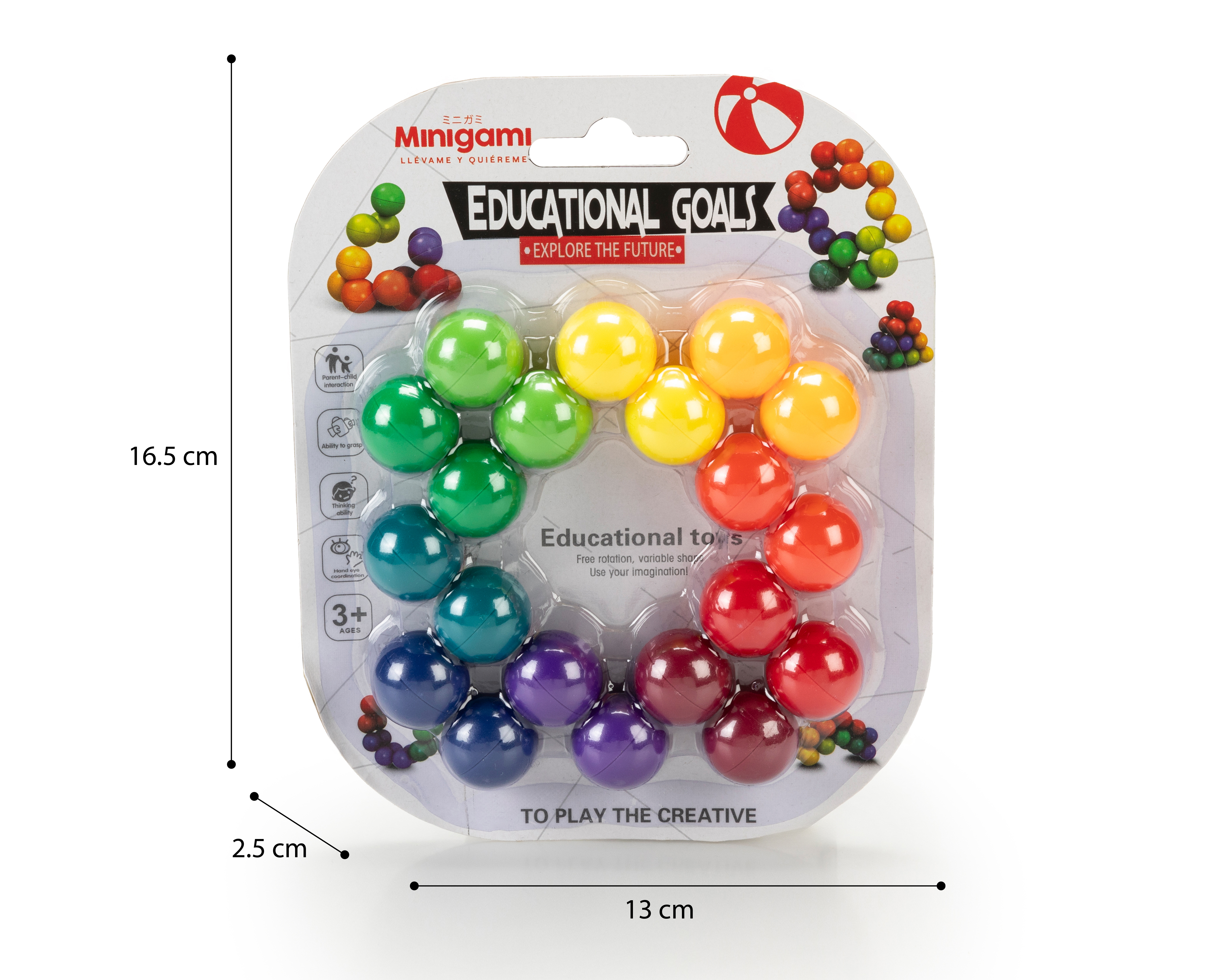 Foto 4 pulgar | Foto 3 | Bolas Magnéticas de Colores Minigami Antiestrés