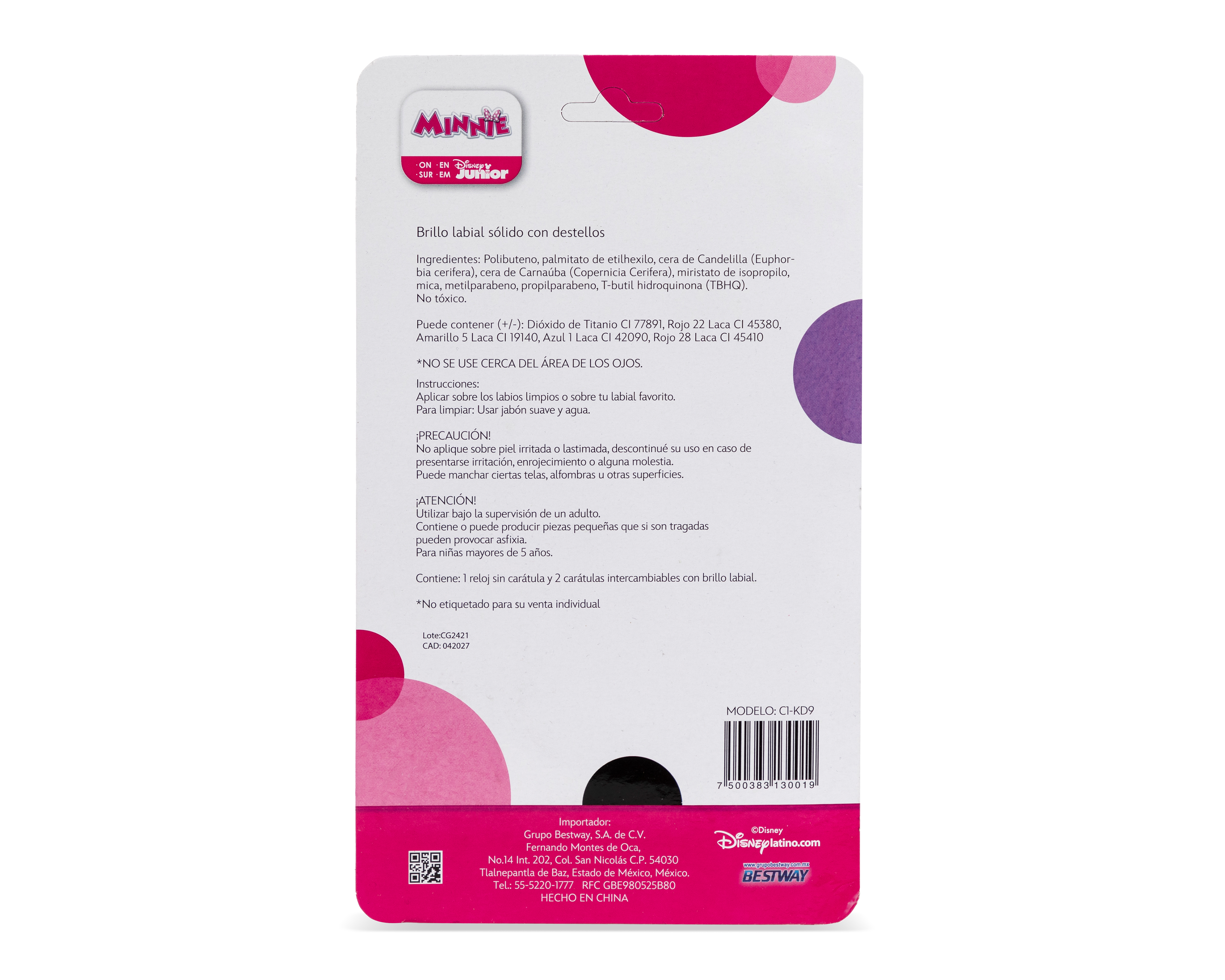 Foto 3 pulgar | Foto 2 | Maquillaje para Niña Disney Minnie Mouse