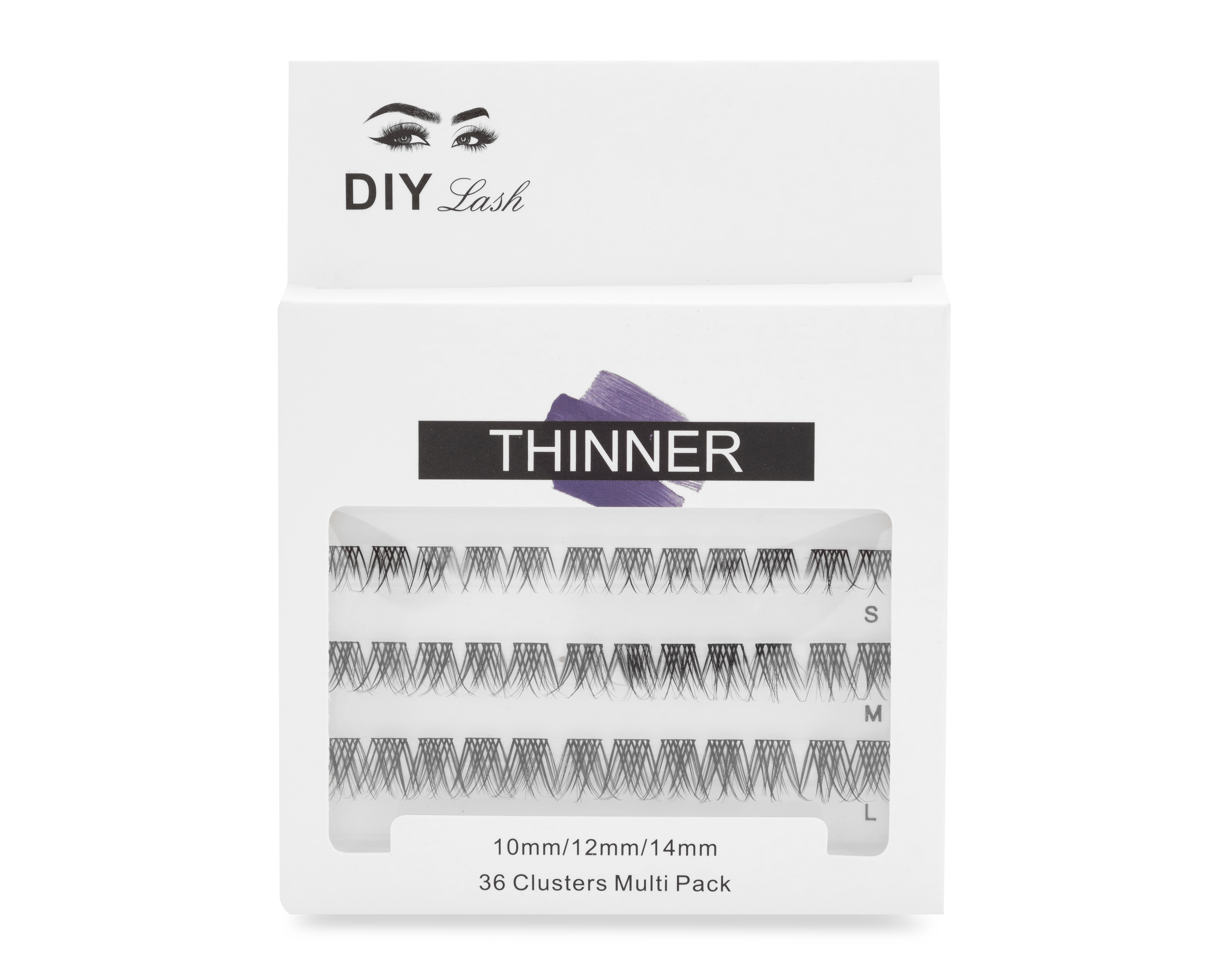 Pestañas Postizas Thinner Negras