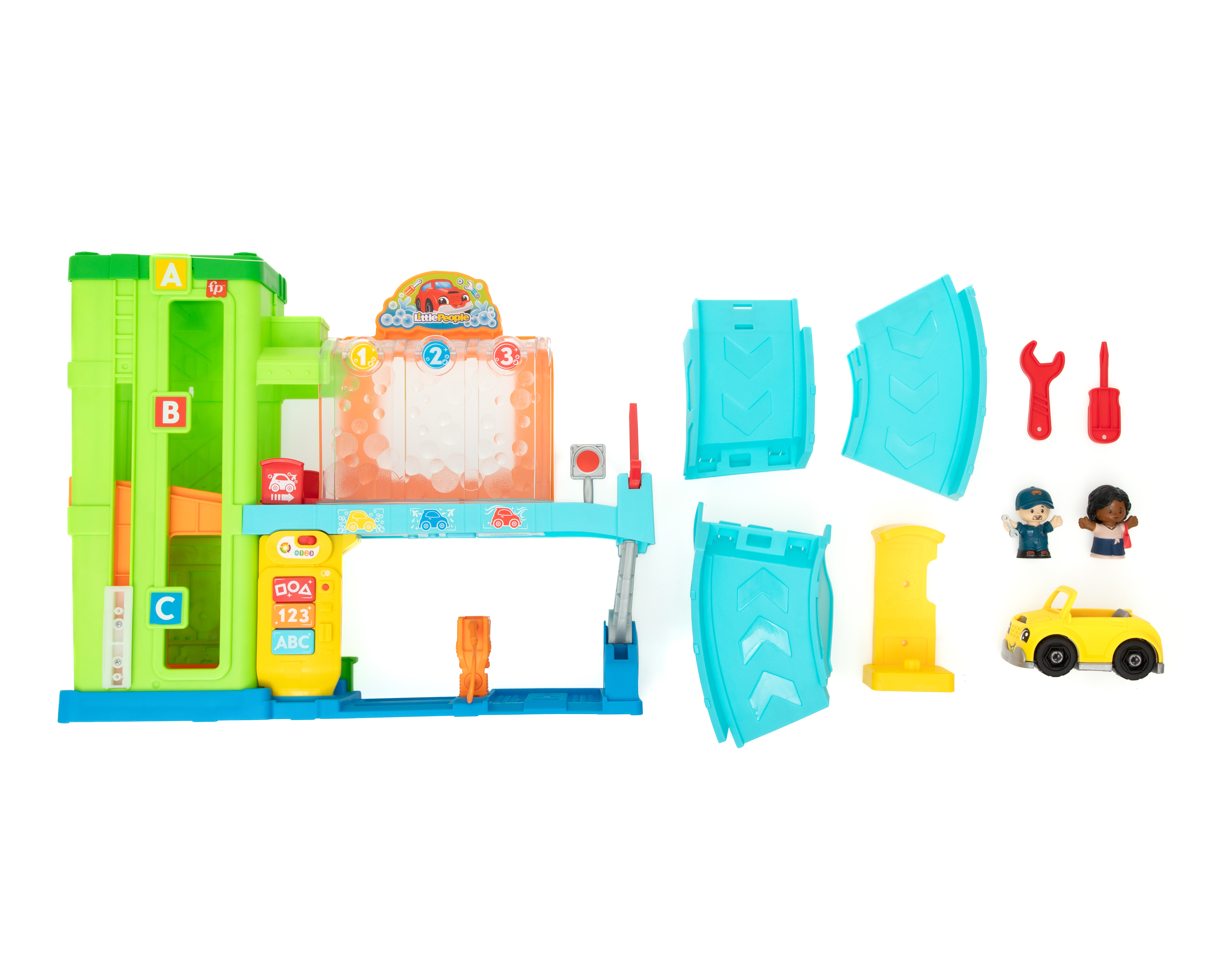 Foto 4 | Foto 4 | Garage de Vehículos Fisher Price con Luces, Sonidos y Accesorios