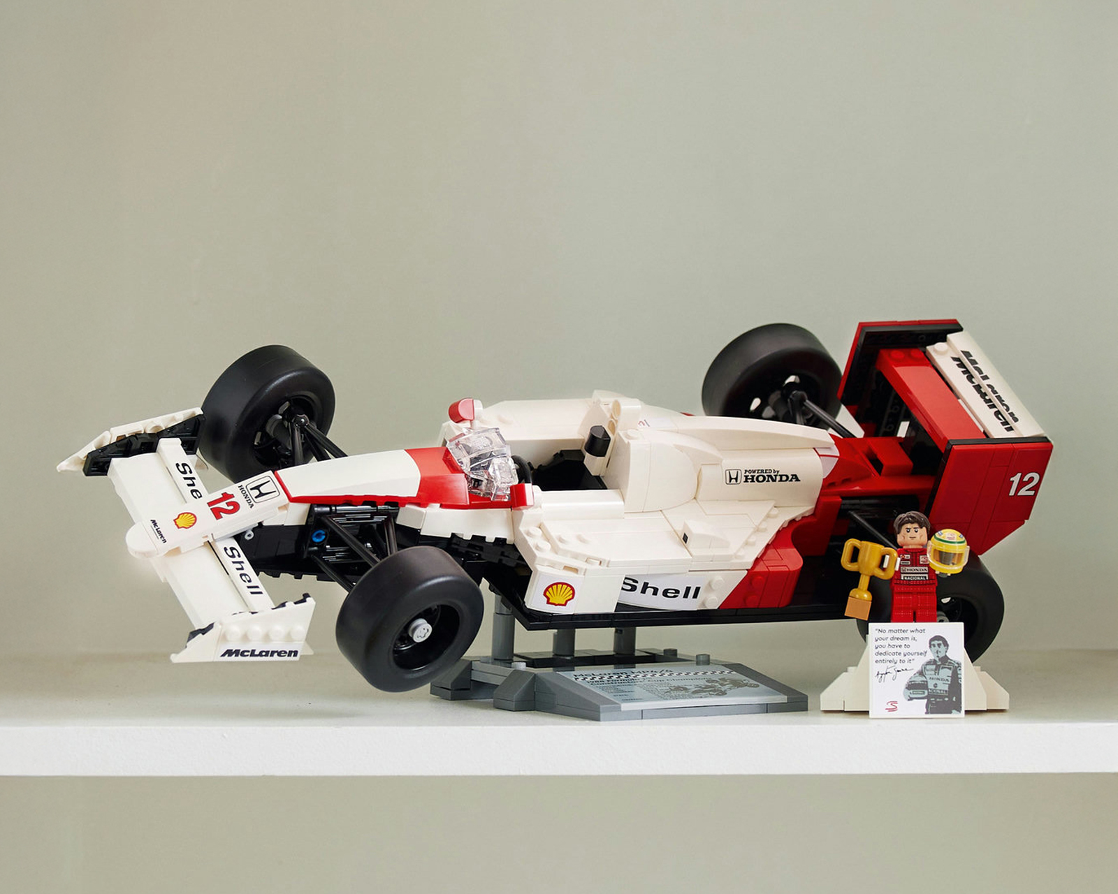 Foto 7 pulgar | Foto 6 | LEGO McLaren MP4/4 y Ayrton Senna