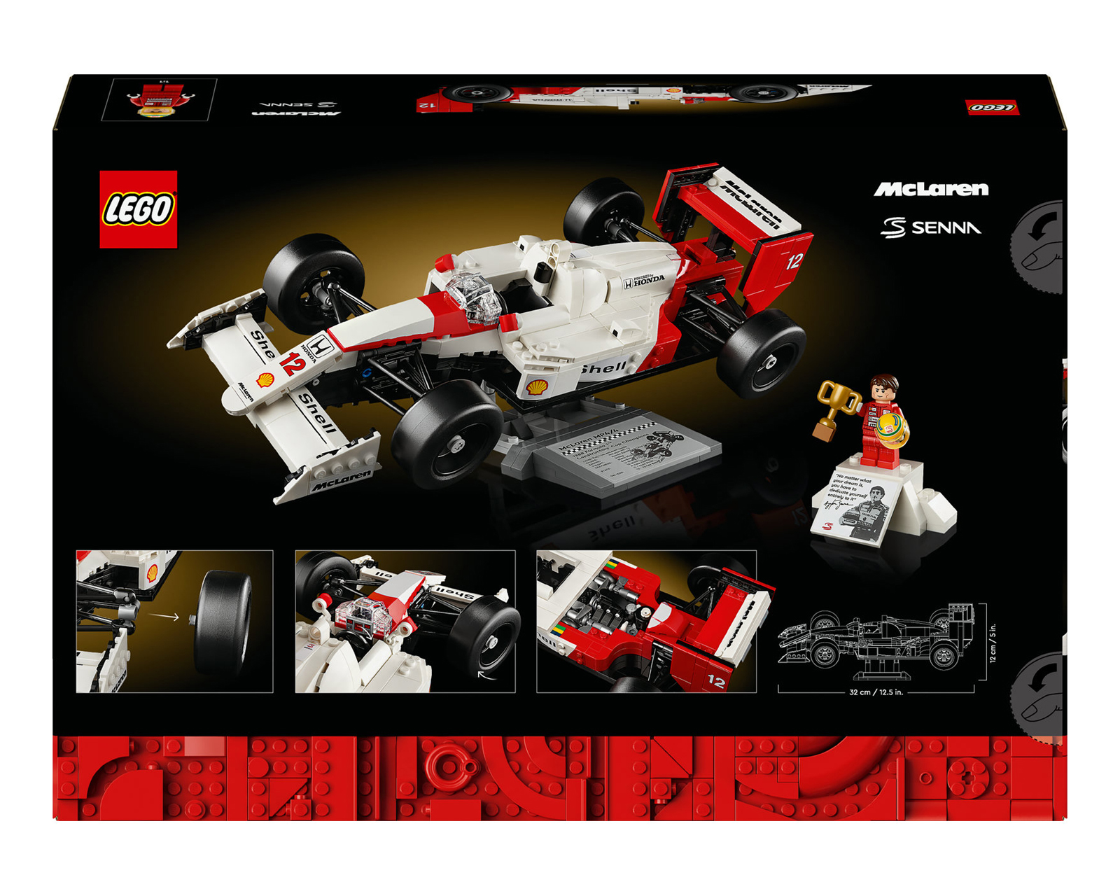 Foto 10 pulgar | Foto 9 | LEGO McLaren MP4/4 y Ayrton Senna