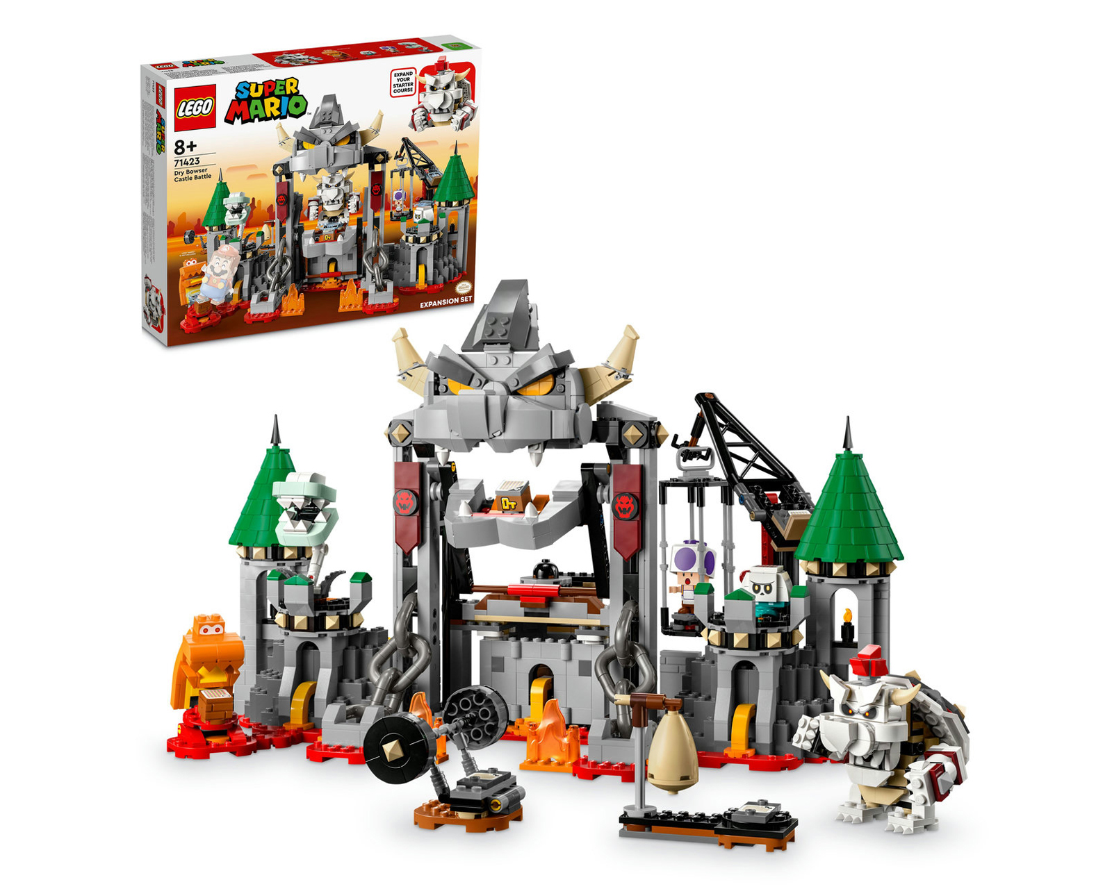 LEGO Super Mario: Batalla contra Bowsitos en el castillo 71423