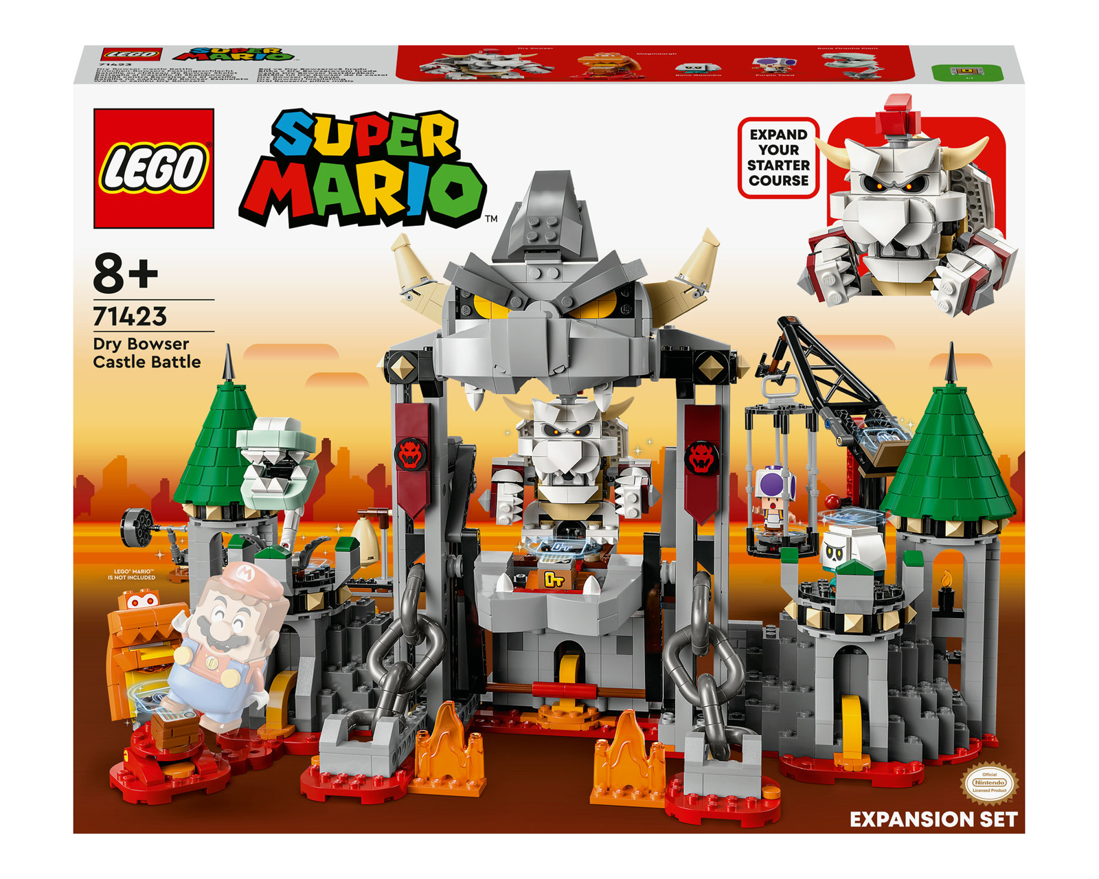 Foto 3 pulgar | Foto 2 | LEGO Super Mario: Batalla contra Bowsitos en el castillo 71423