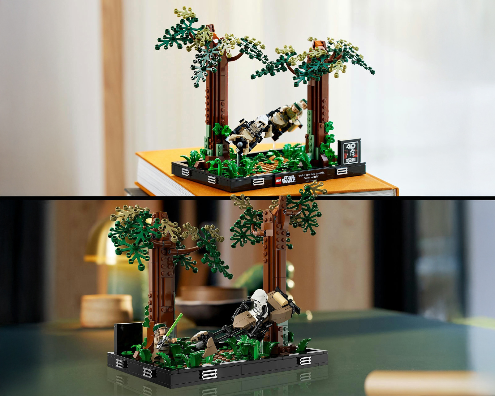 Foto 9 pulgar | Foto 8 | LEGO Star Wars Diorama: Duelo de Speeders en Endor 75353
