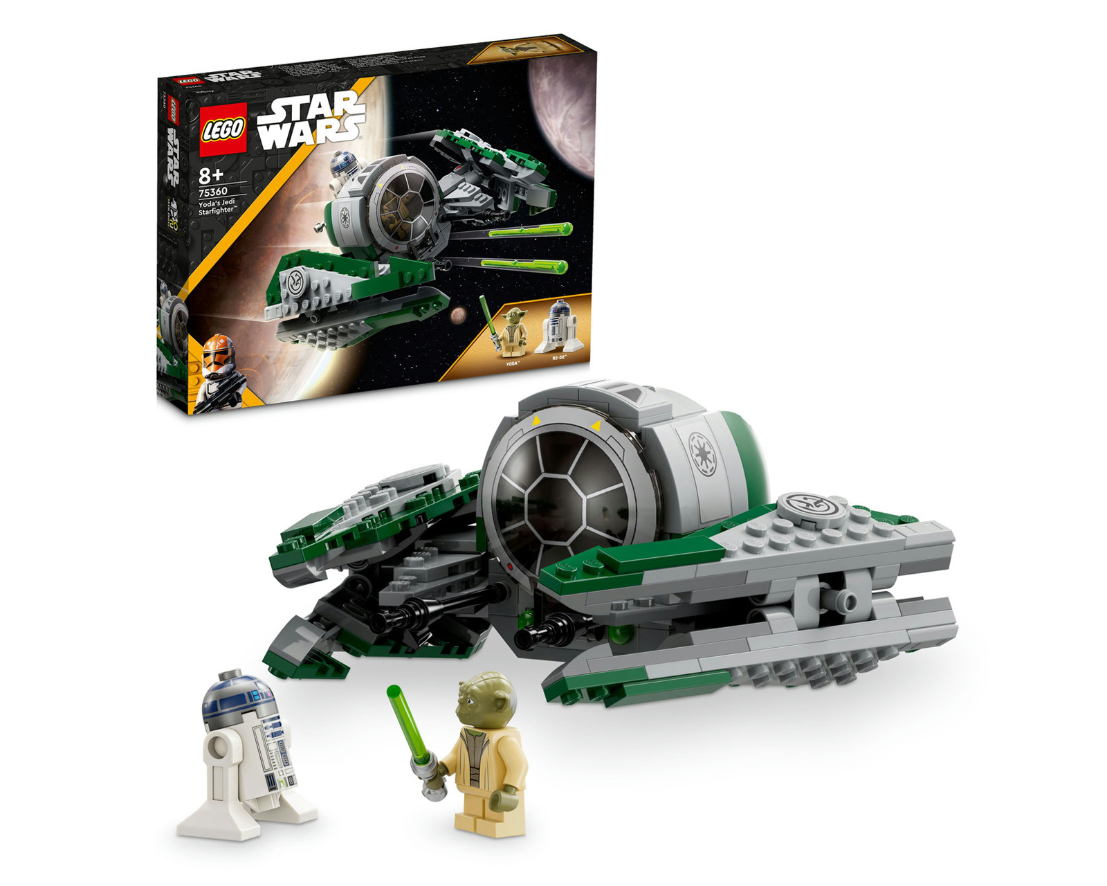 LEGO Star Wars: Caza Estelar Jedi de Yoda 75360