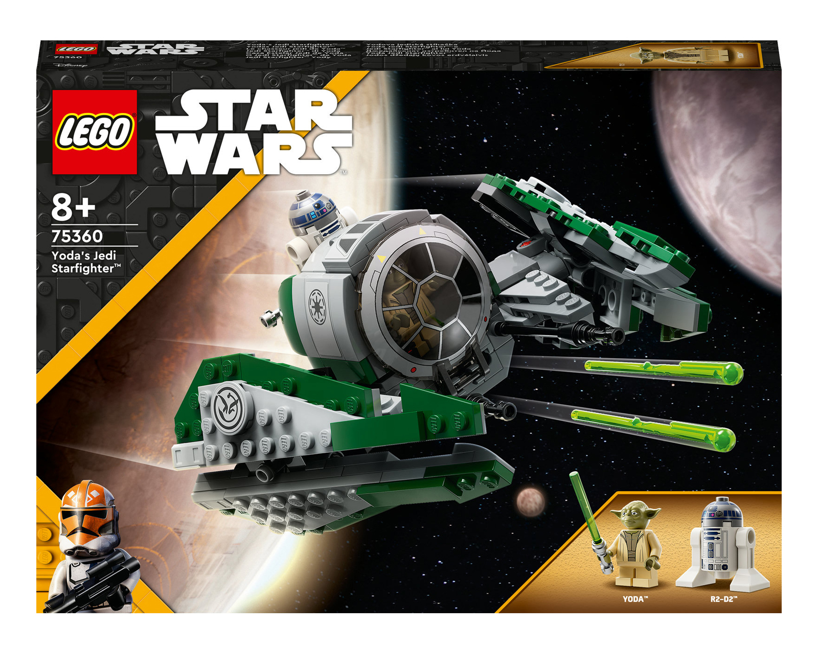 Foto 2 | Foto 2 | LEGO Star Wars: Caza Estelar Jedi de Yoda 75360