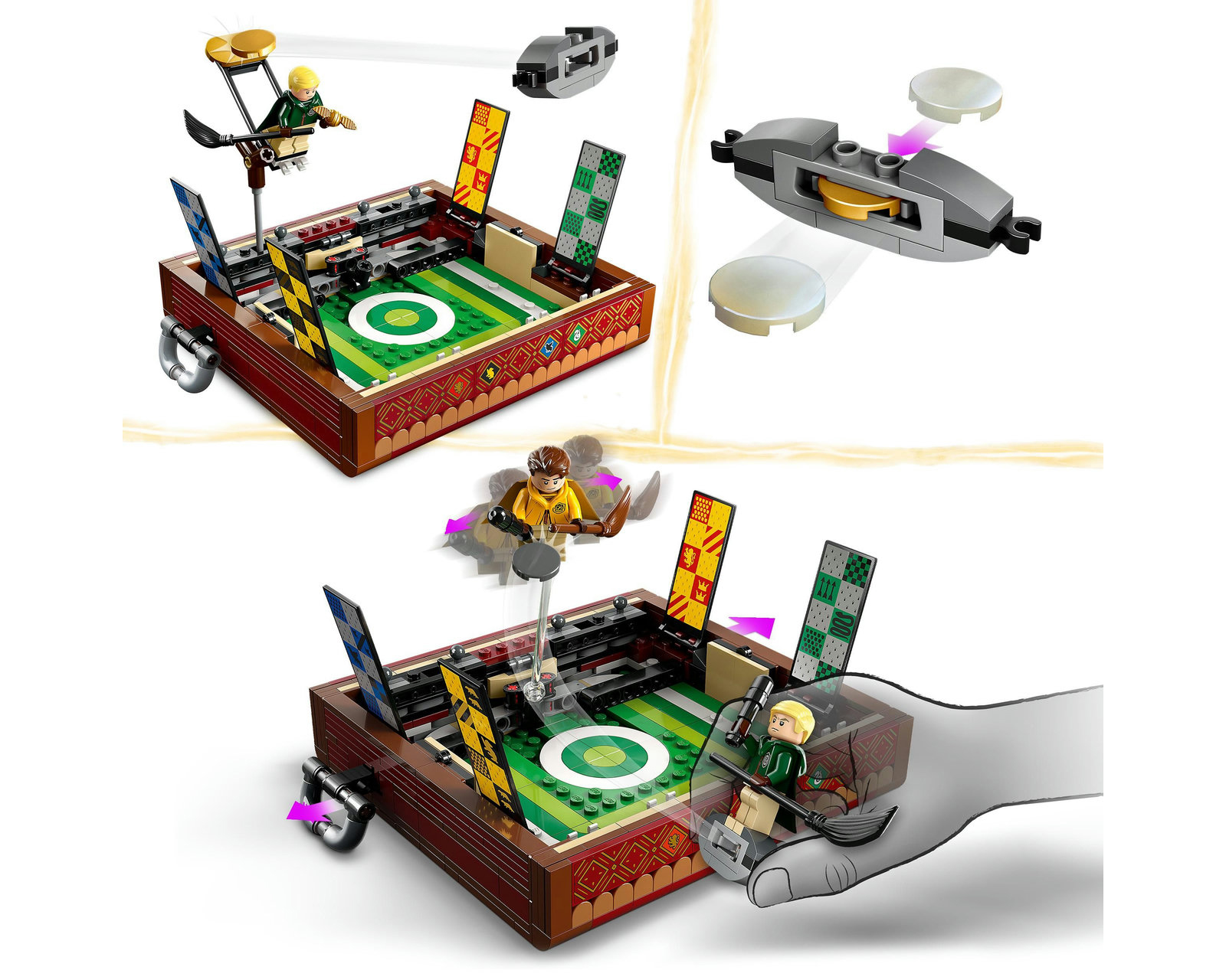 Foto 9 pulgar | Foto 8 | LEGO Harry Potter: Baúl de Quidditch