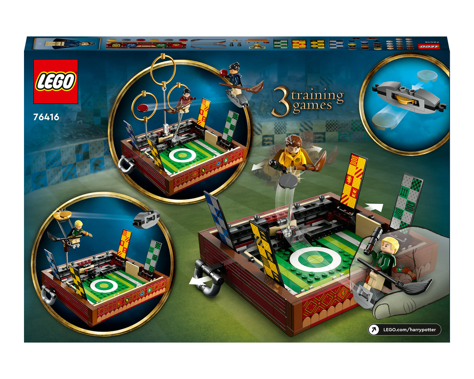 Foto 10 pulgar | Foto 9 | LEGO Harry Potter: Baúl de Quidditch