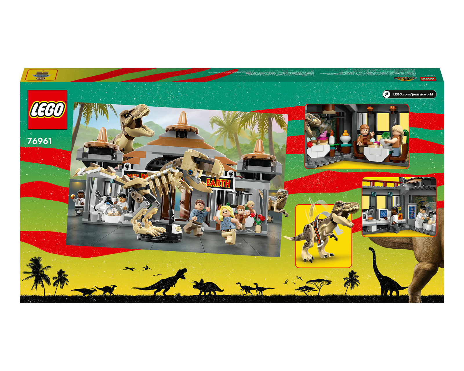 Foto 10 pulgar | Foto 9 | LEGO Jurassic Park: Centro de Visitantes T-Rex y Ataque del Raptor