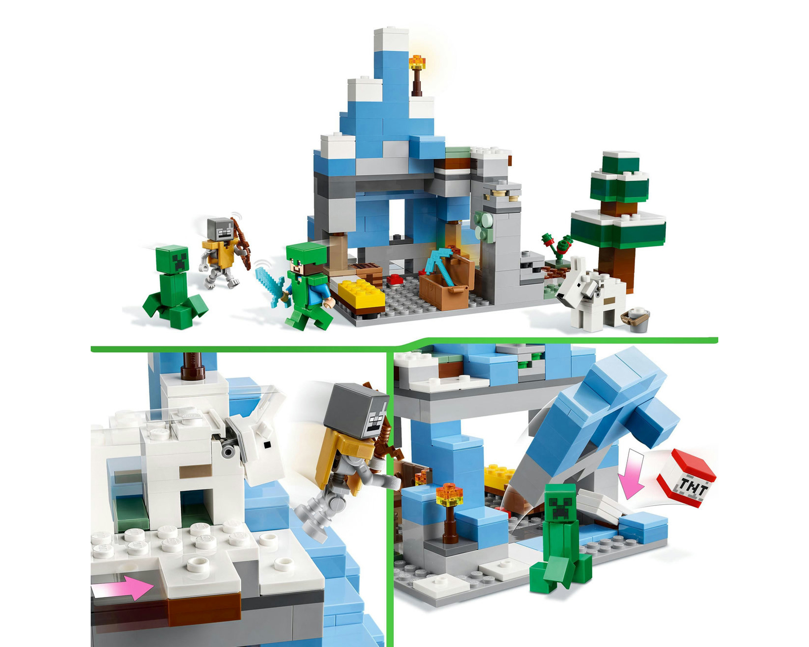 Foto 8 pulgar | Foto 7 | LEGO Minecraft: Los Picos de Hielo