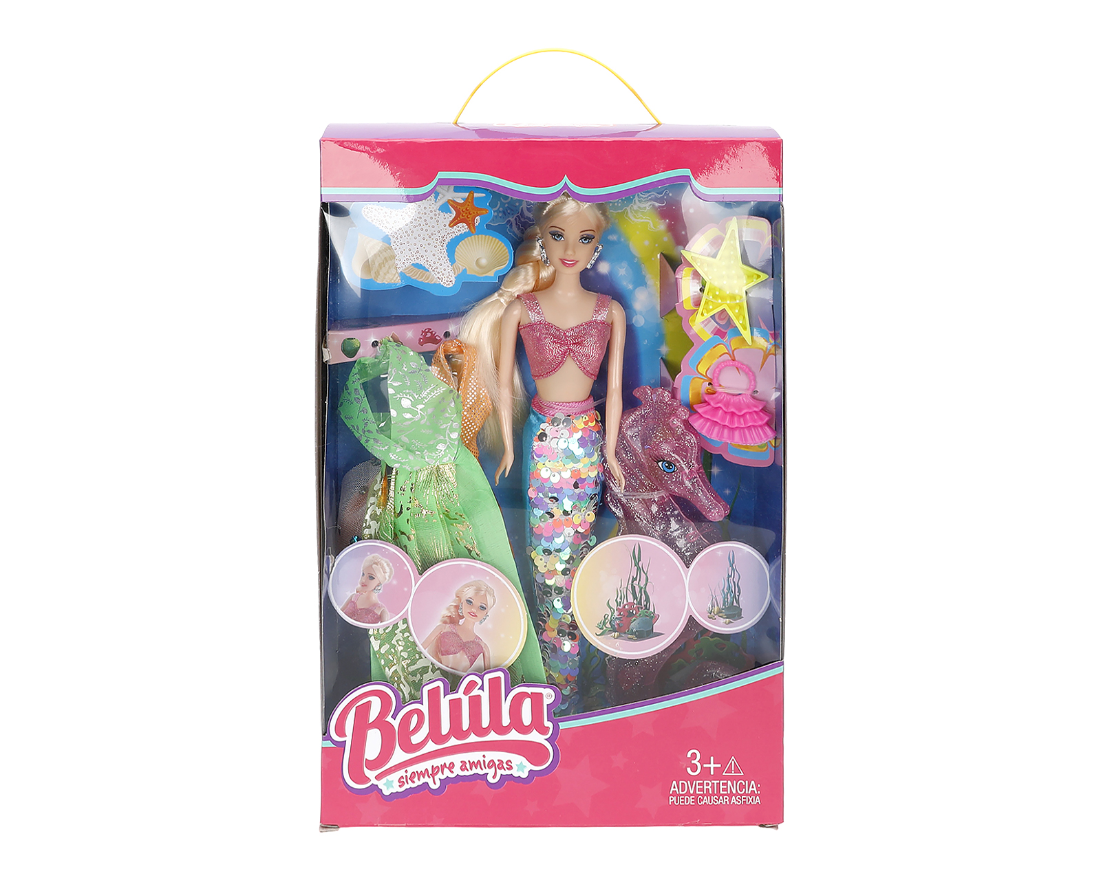 Foto 2 | Foto 2 | Muñeca Belúla Sirena con Accesorios
