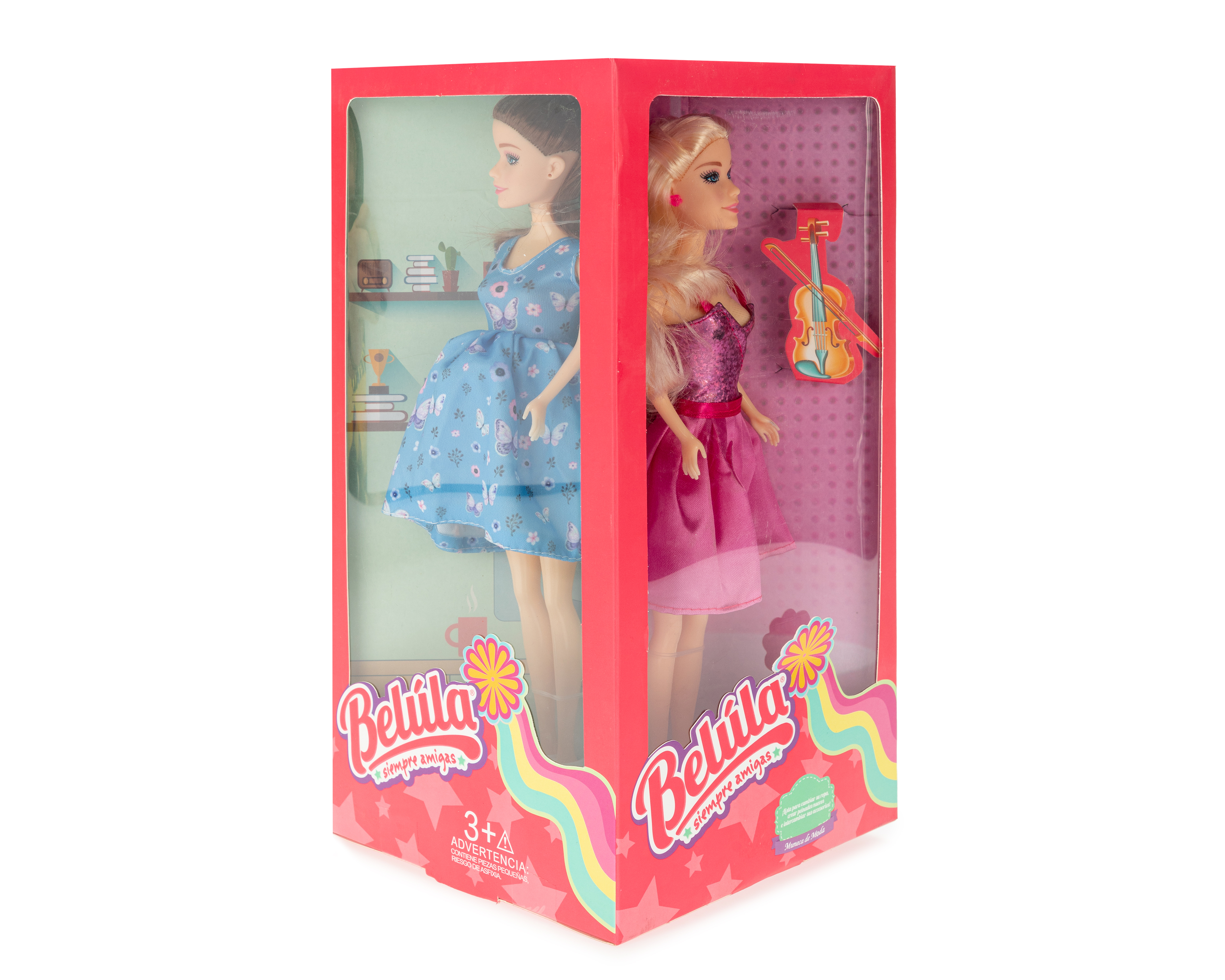 Foto 2 | Foto 2 | Muñeca Belúla 4 Piezas