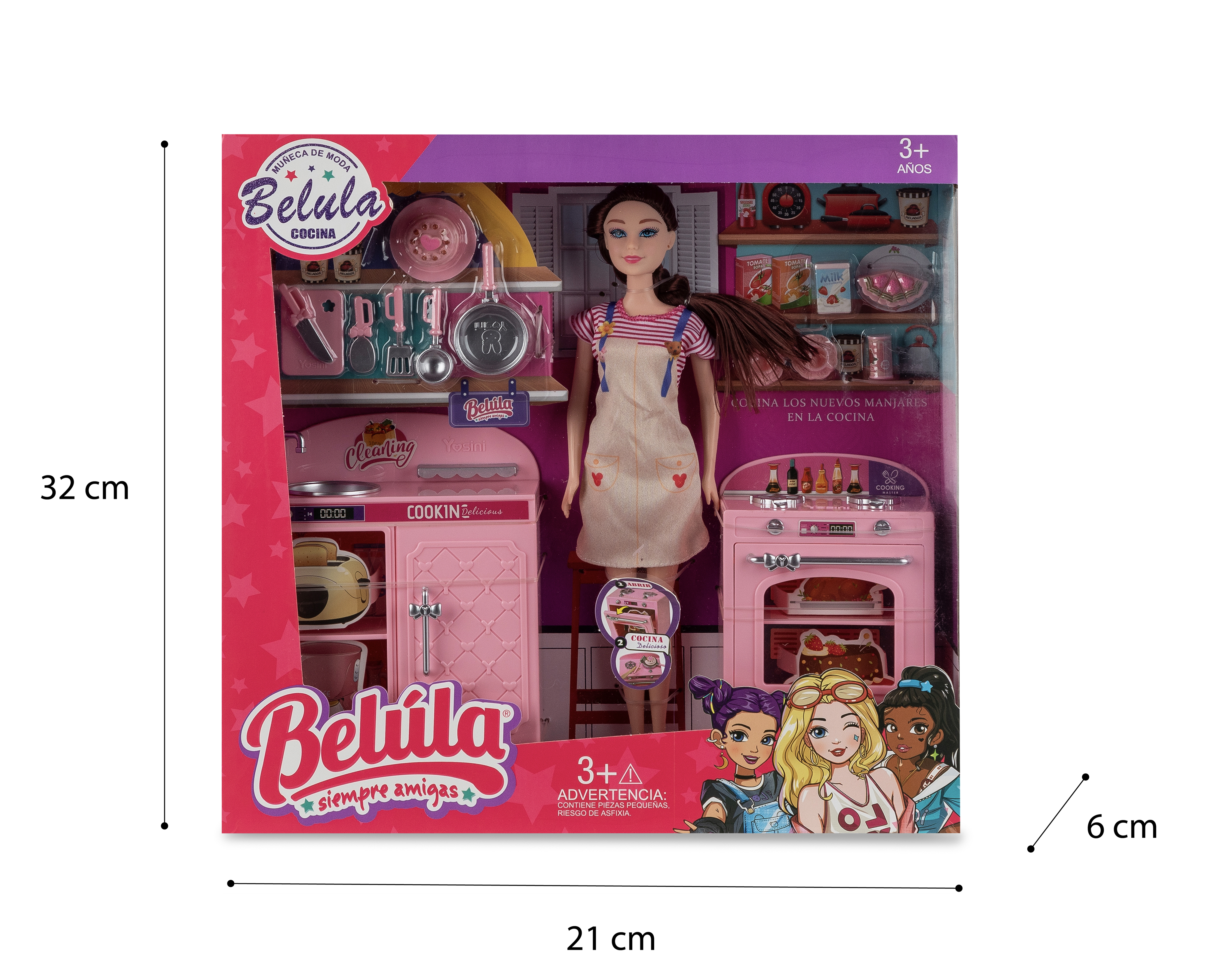 Foto 4 pulgar | Foto 3 | Muñeca Belúla con Accesorios