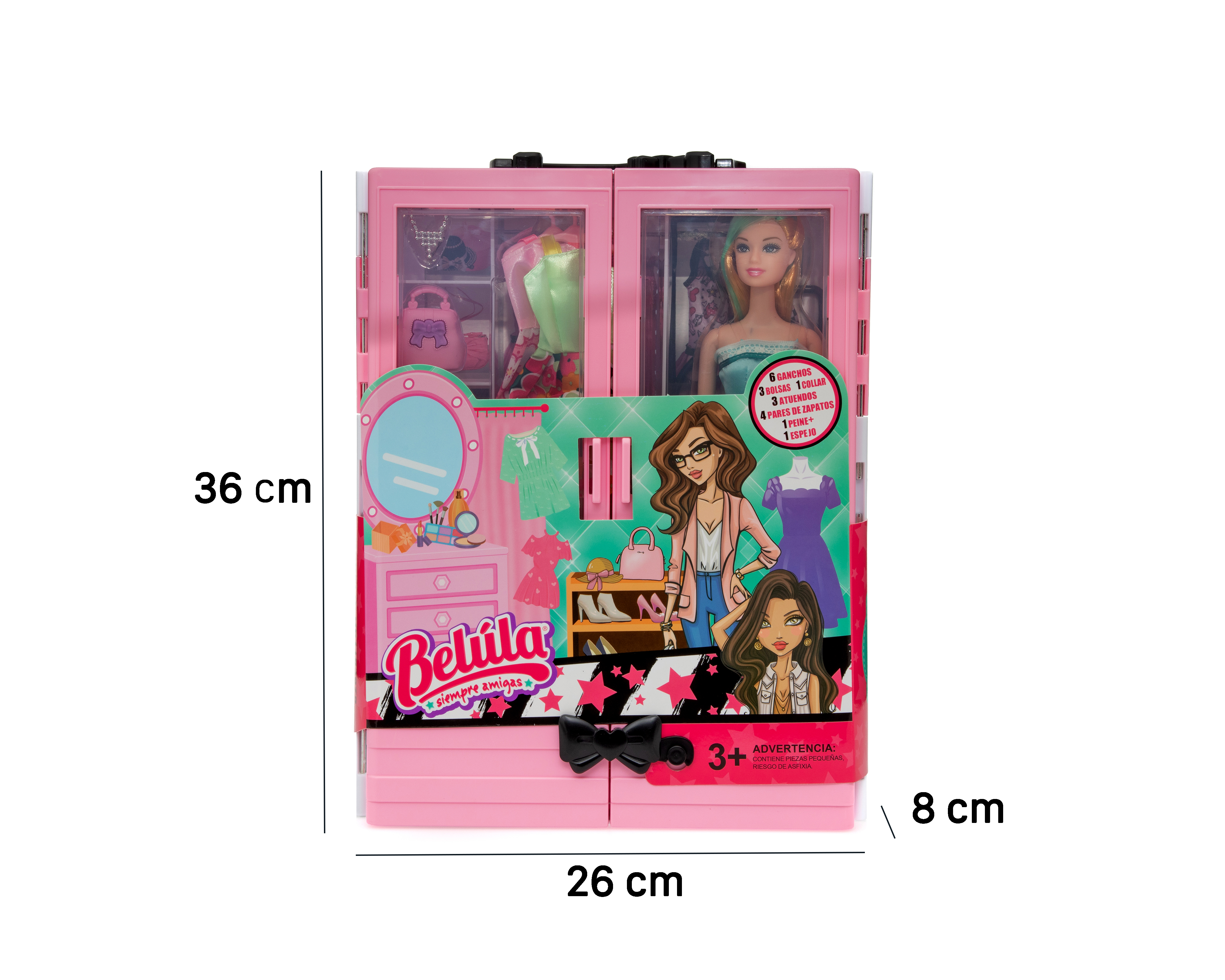 Foto 5 | Foto 5 | Muñeca Belúla con Clóset y Accesorios