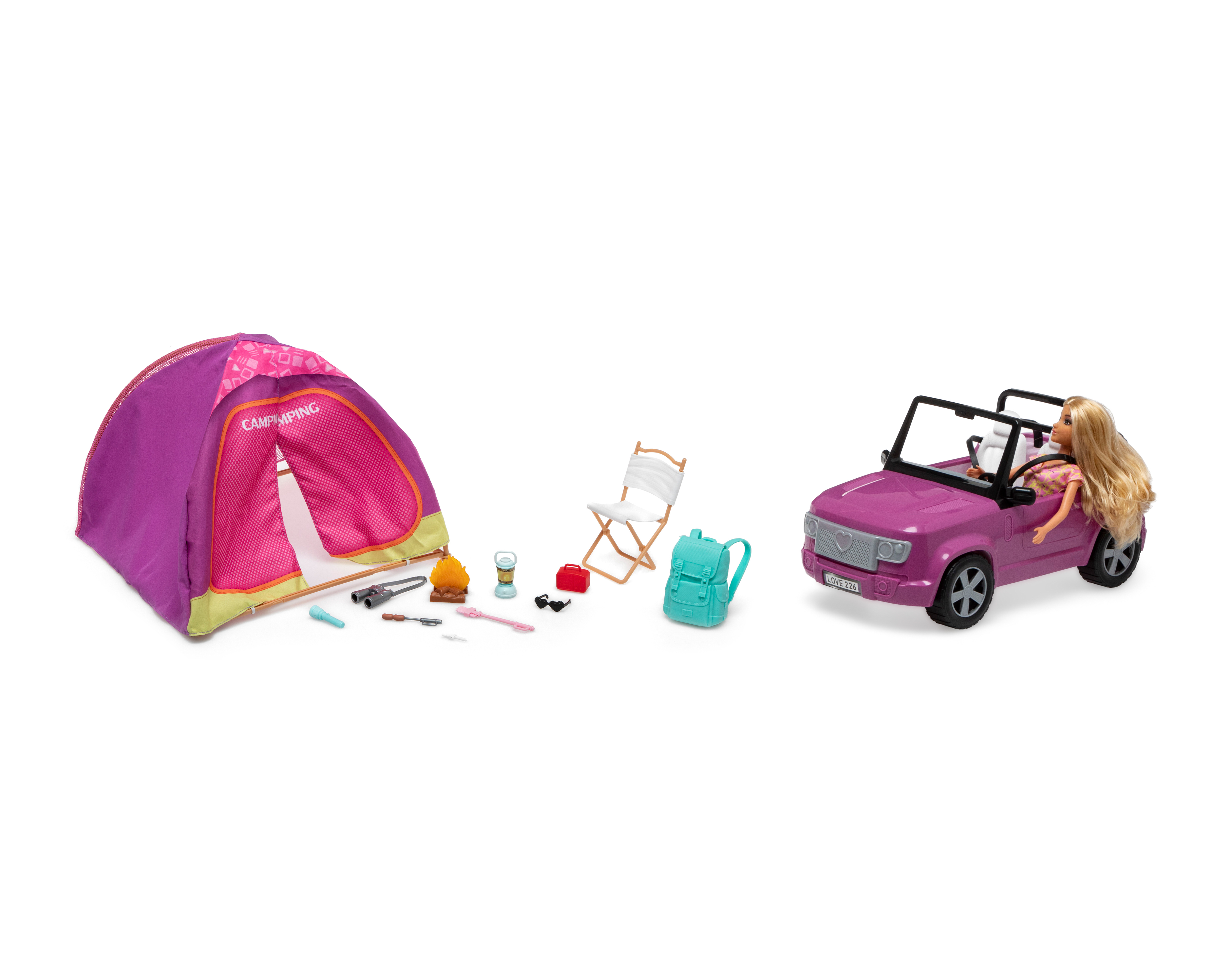 Muñeca Belúla Driving Have Fun con Accesorios