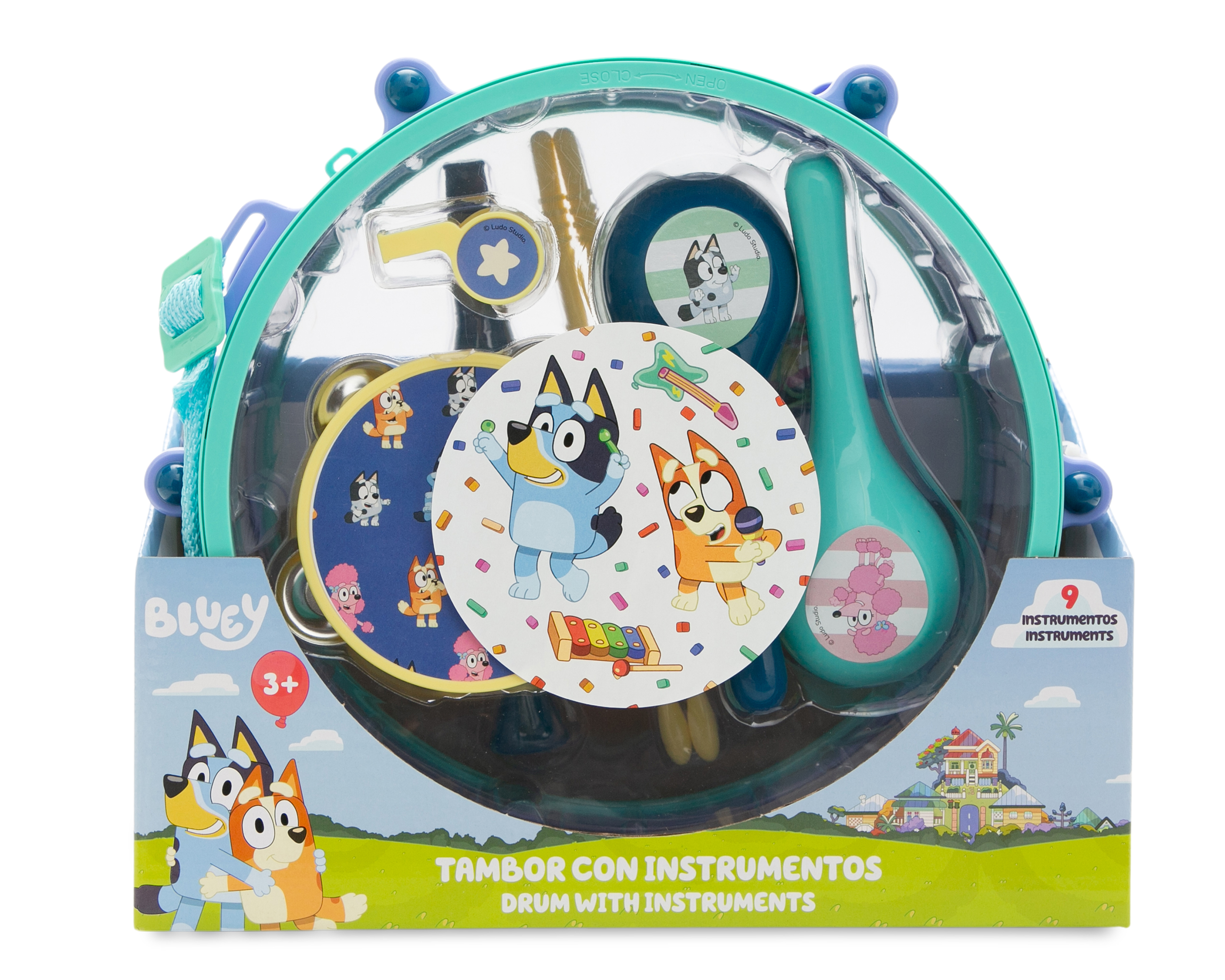 Foto 6 pulgar | Foto 5 | Tambor con Instrumentos Bluey
