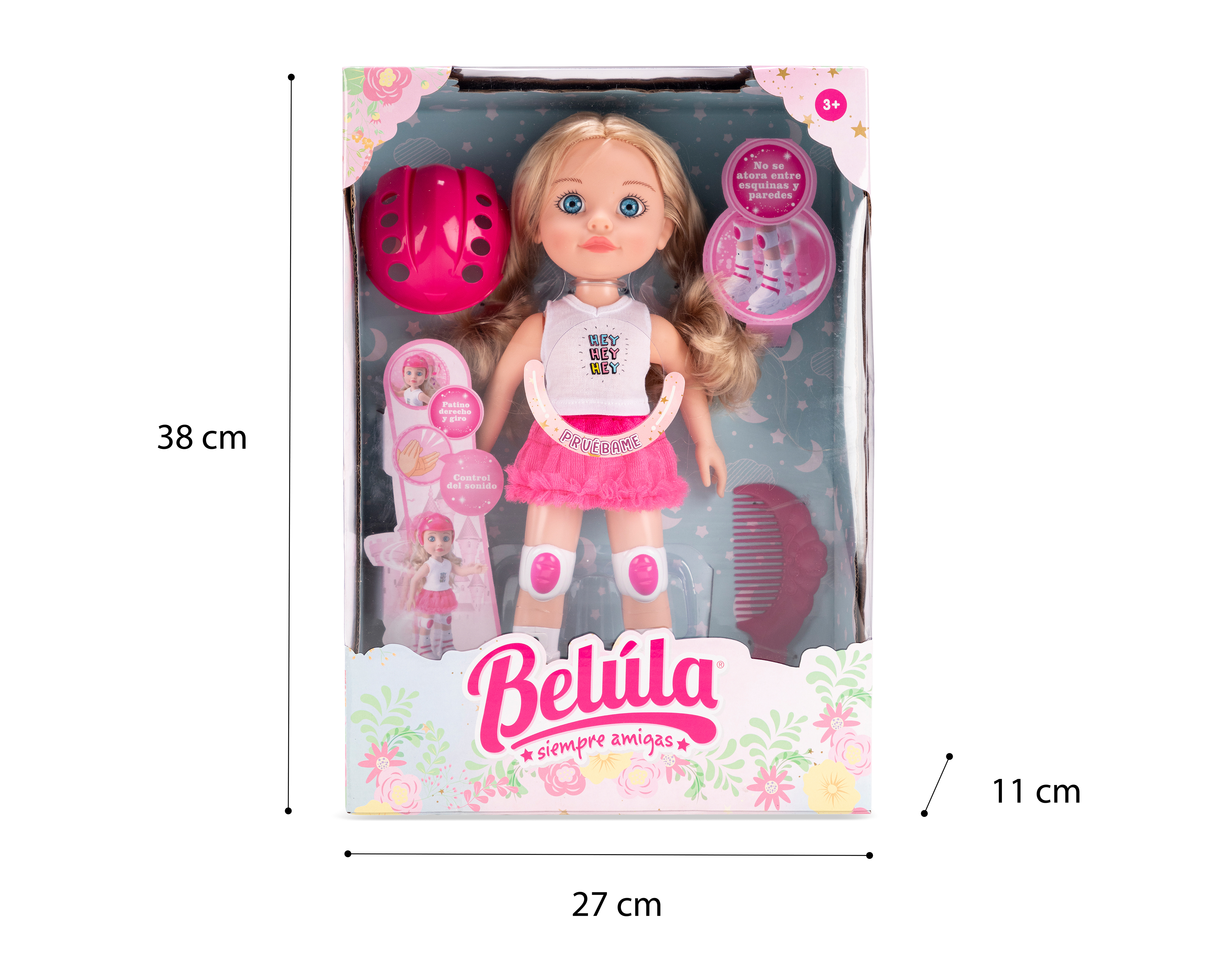 Foto 4 pulgar | Foto 3 | Muñeca Belúla Patinadora