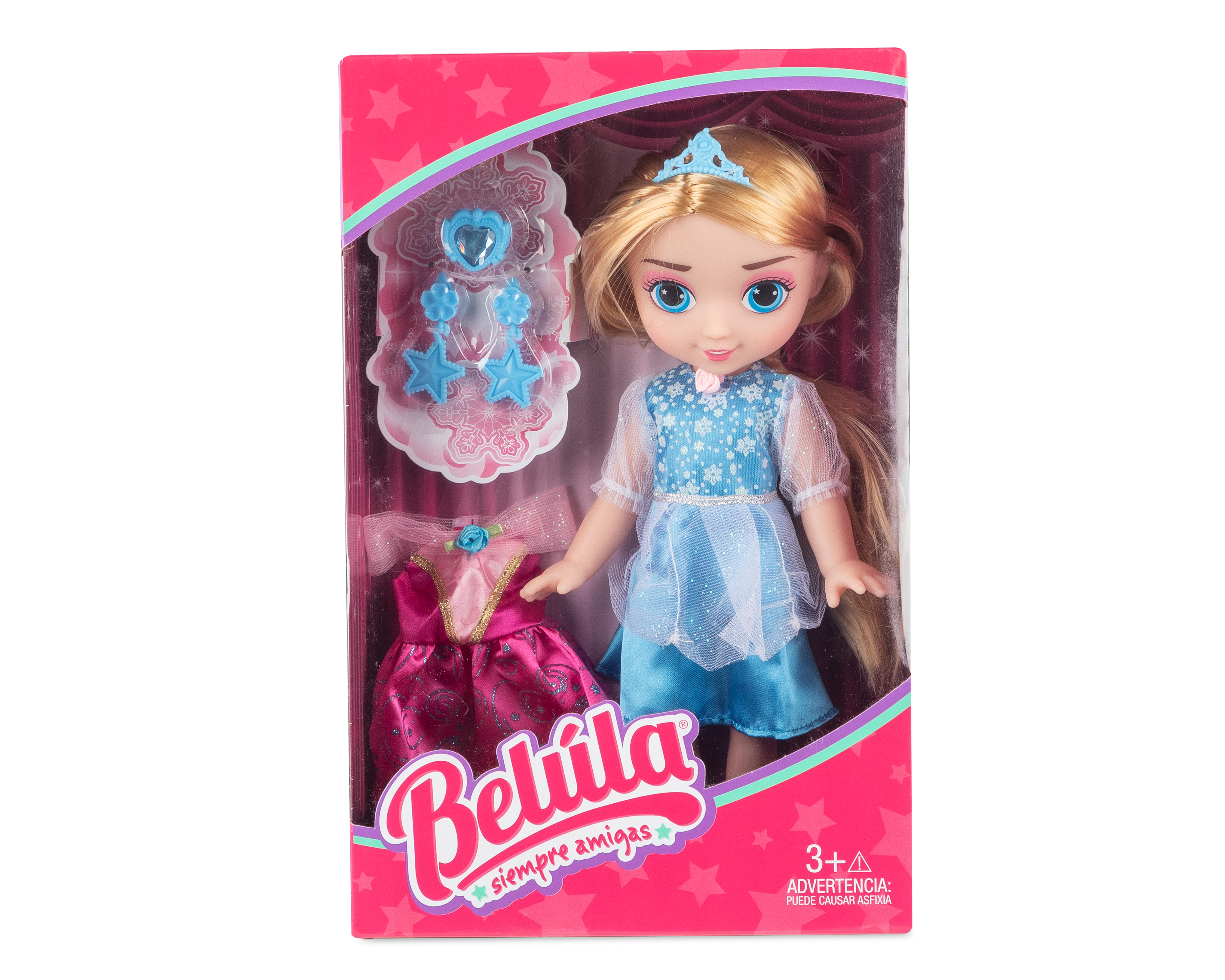 Foto 2 pulgar | Foto 1 | Muñeca Belúla Princesa con Accesorios