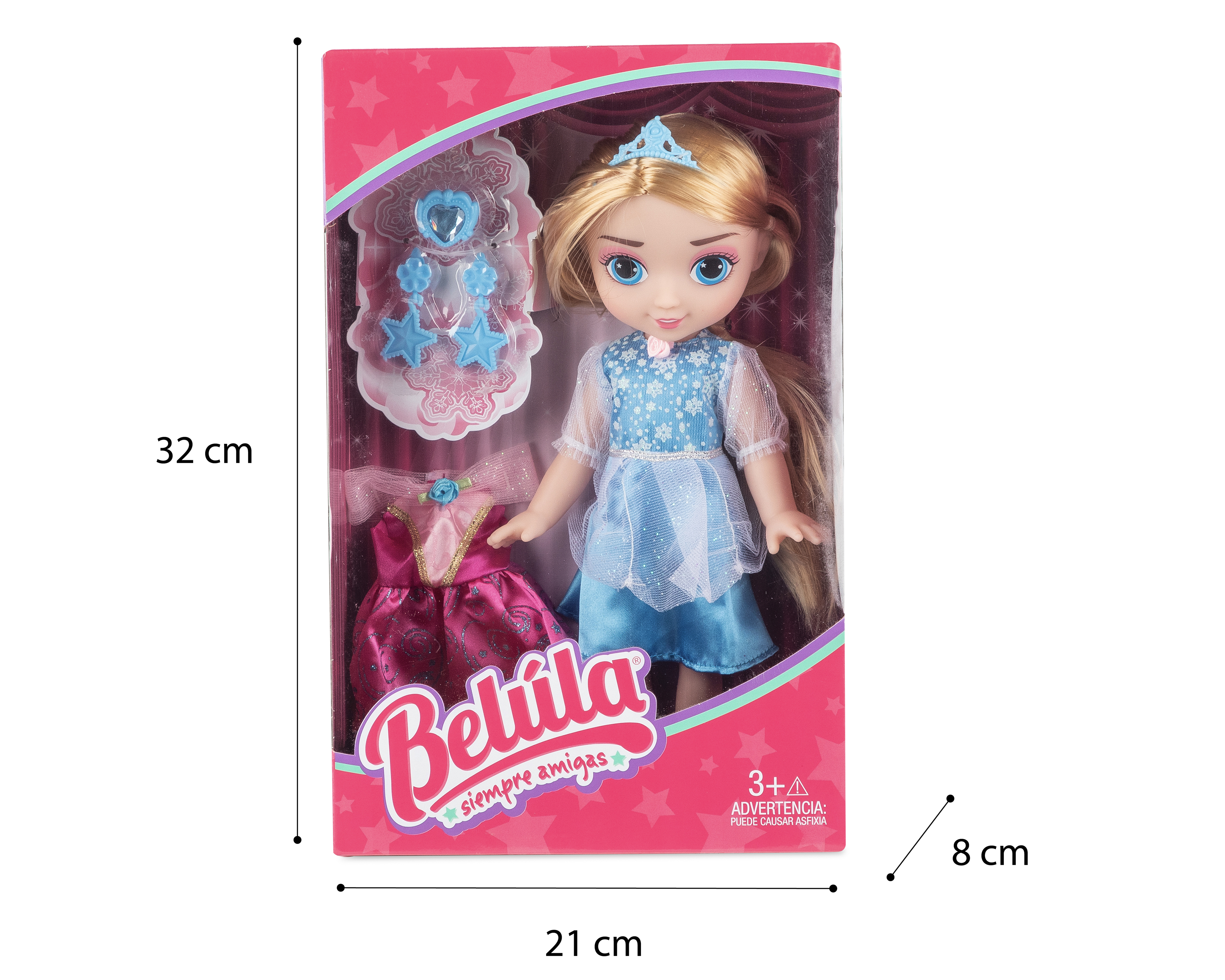 Foto 4 pulgar | Foto 3 | Muñeca Belúla Princesa con Accesorios