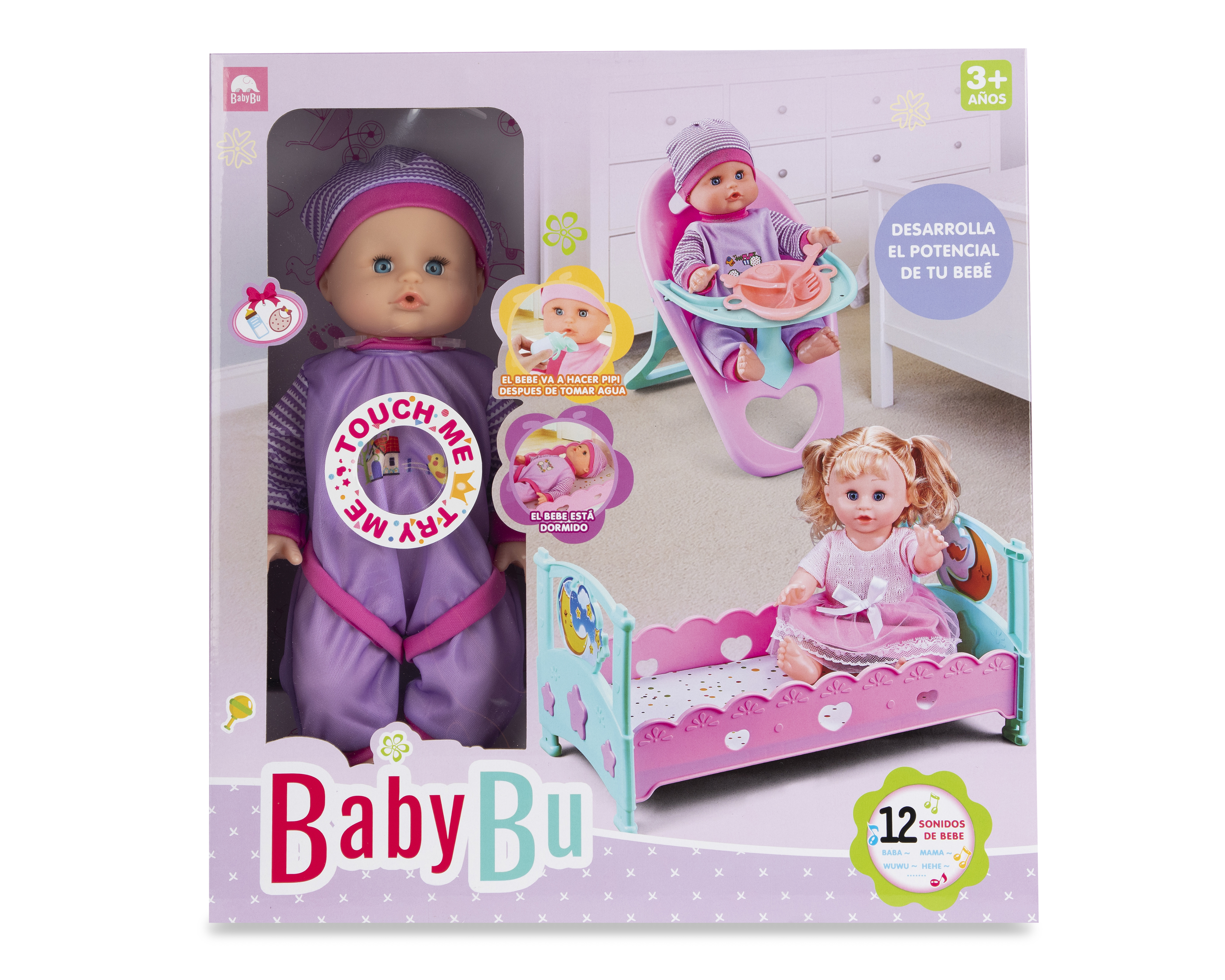 Foto 2 pulgar | Foto 1 | Muñeca Baby Bu con Sonidos