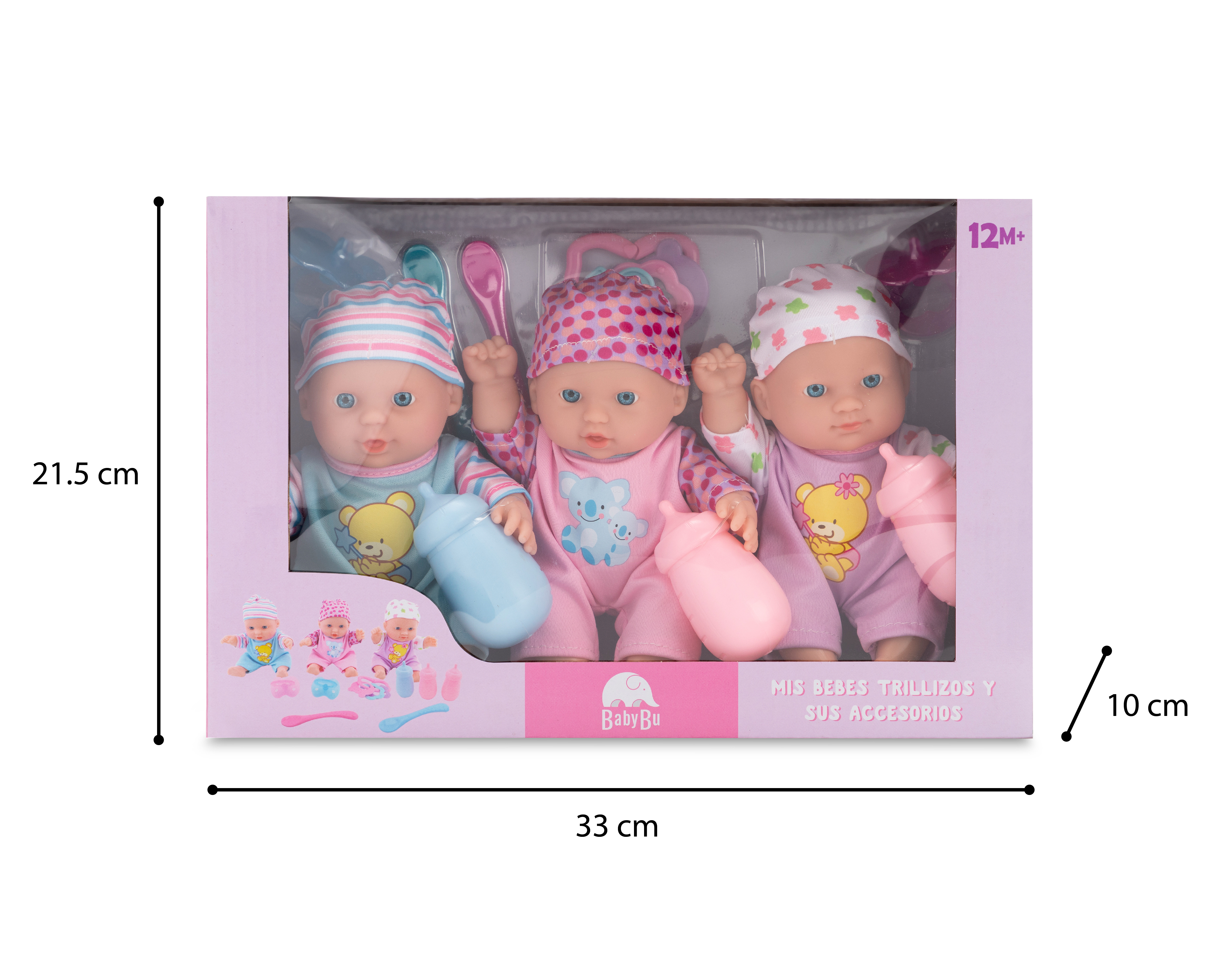 Foto 4 pulgar | Foto 3 | Muñecas Bebé Baby Bu con Accesorios