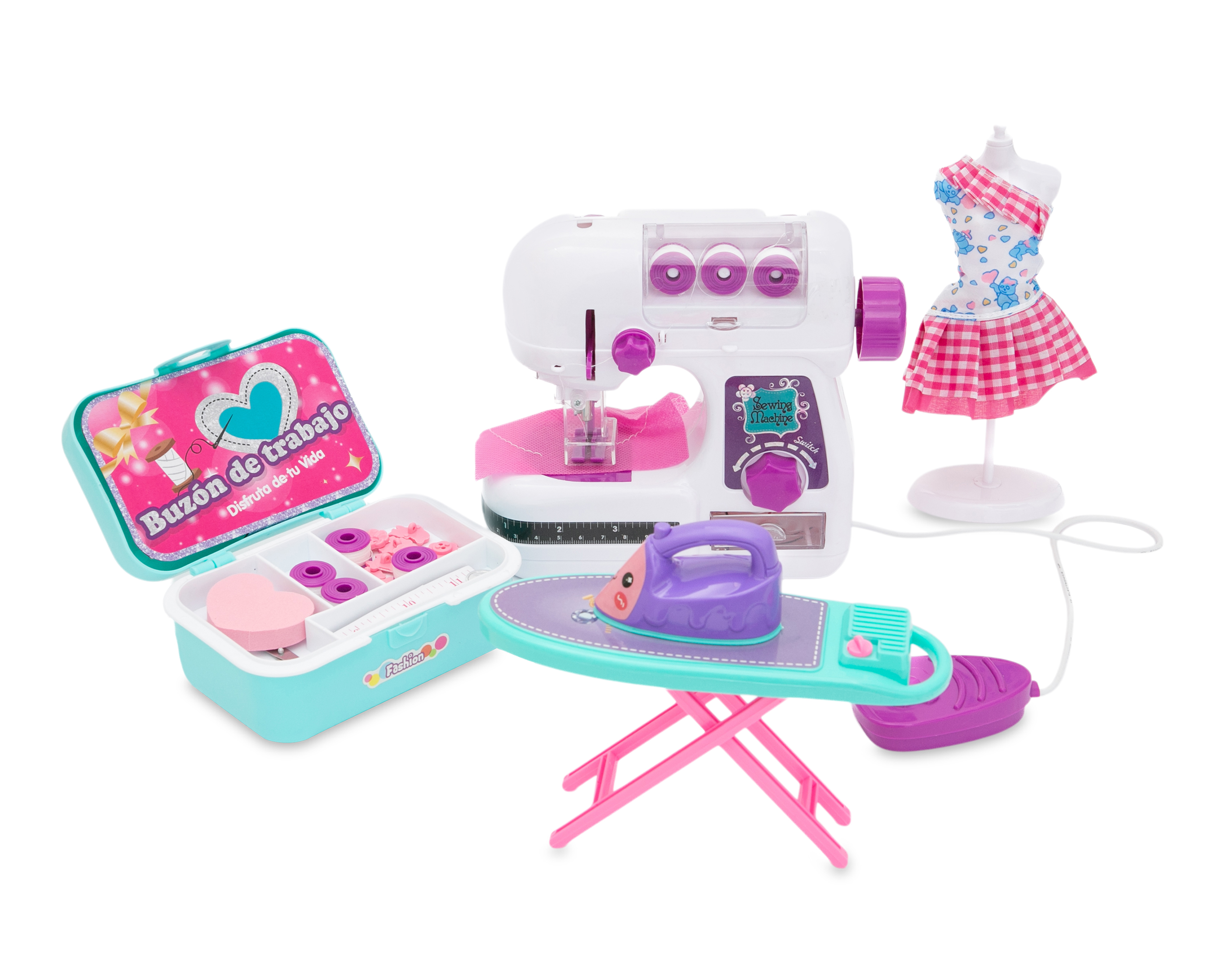 Foto 2 pulgar | Foto 1 | Máquina de Coser Belúla con Accesorios