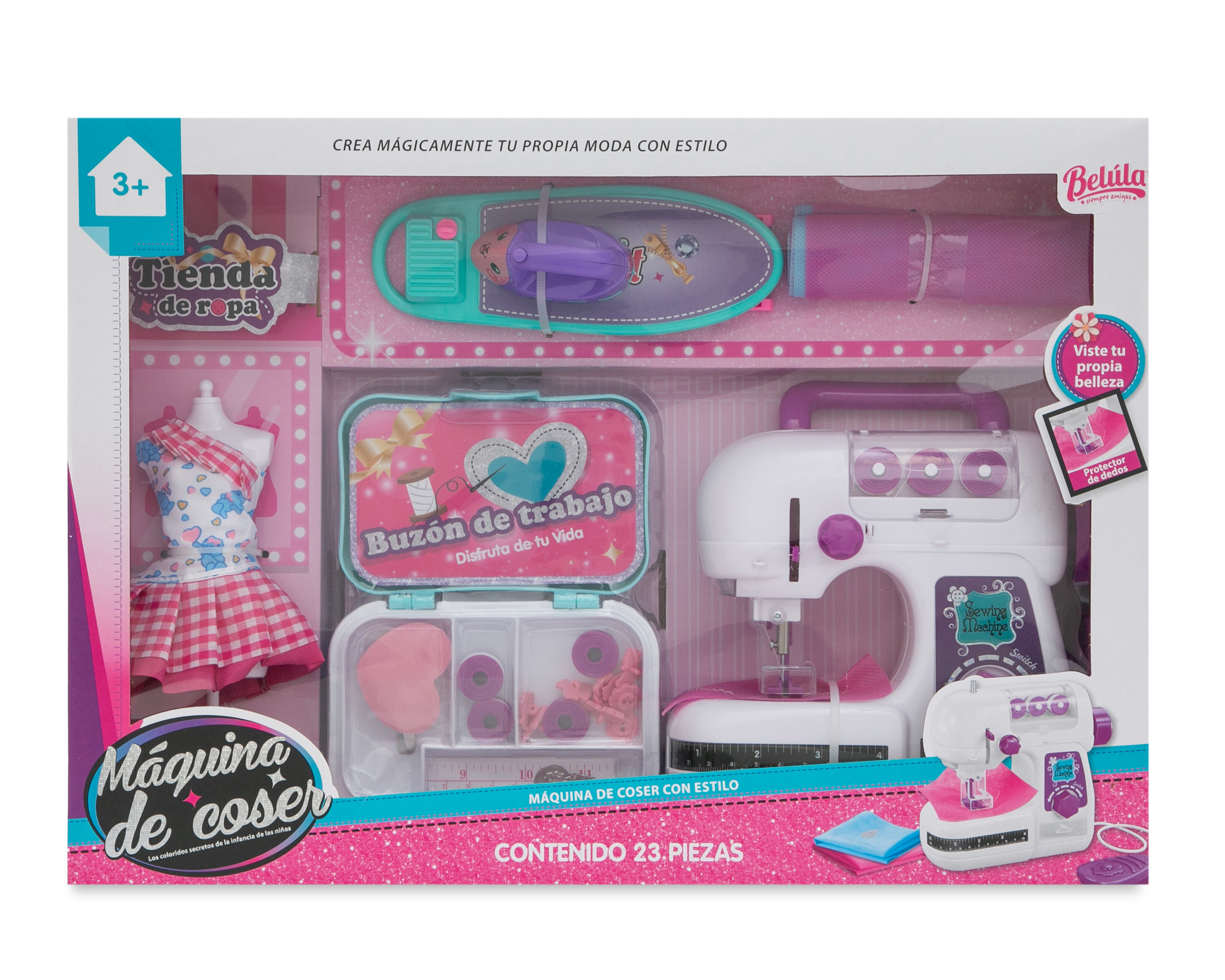 Foto 8 pulgar | Foto 7 | Máquina de Coser Belúla con Accesorios