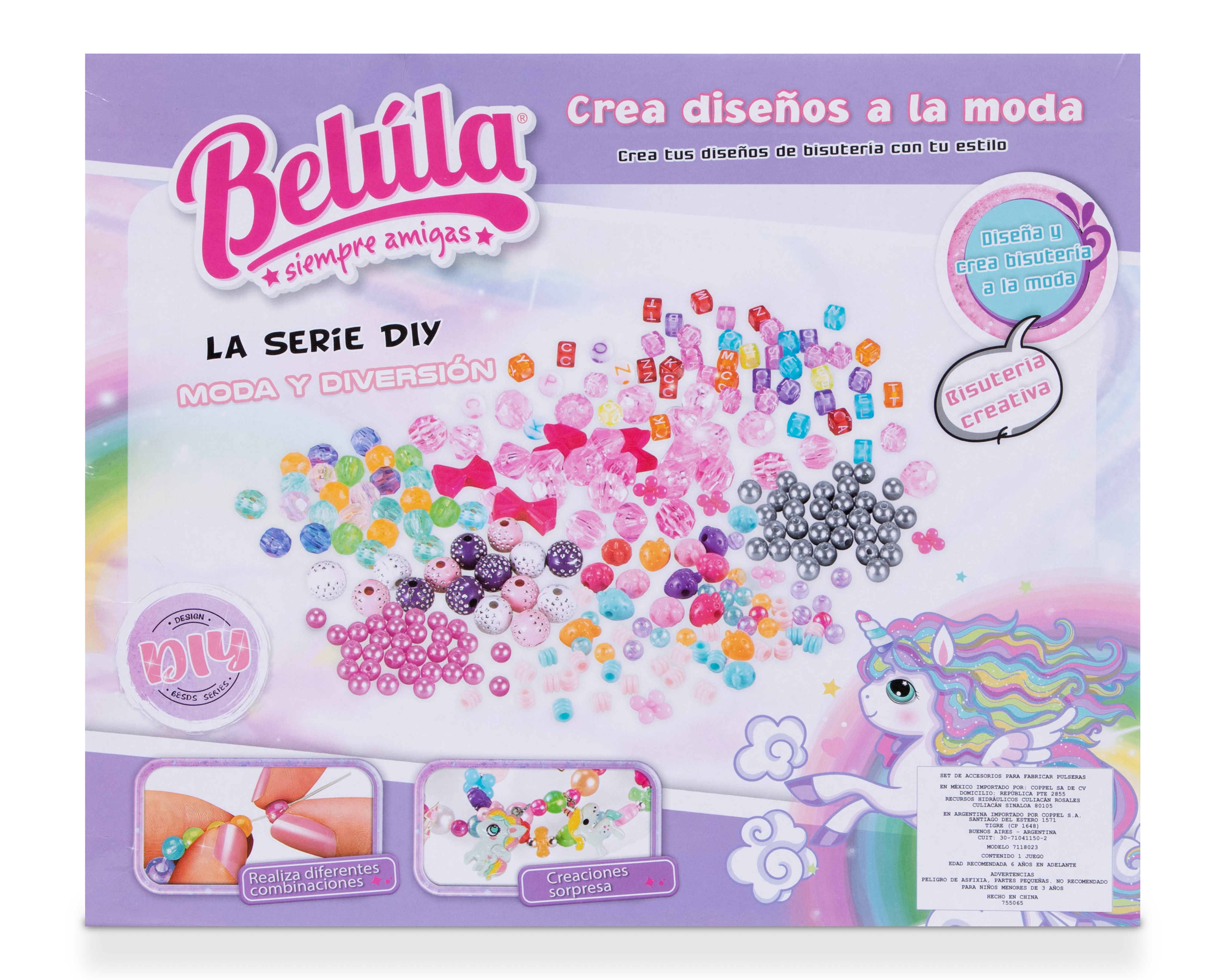 Foto 3 pulgar | Foto 2 | Juego para Crear Pulseras Belúla Multicolor