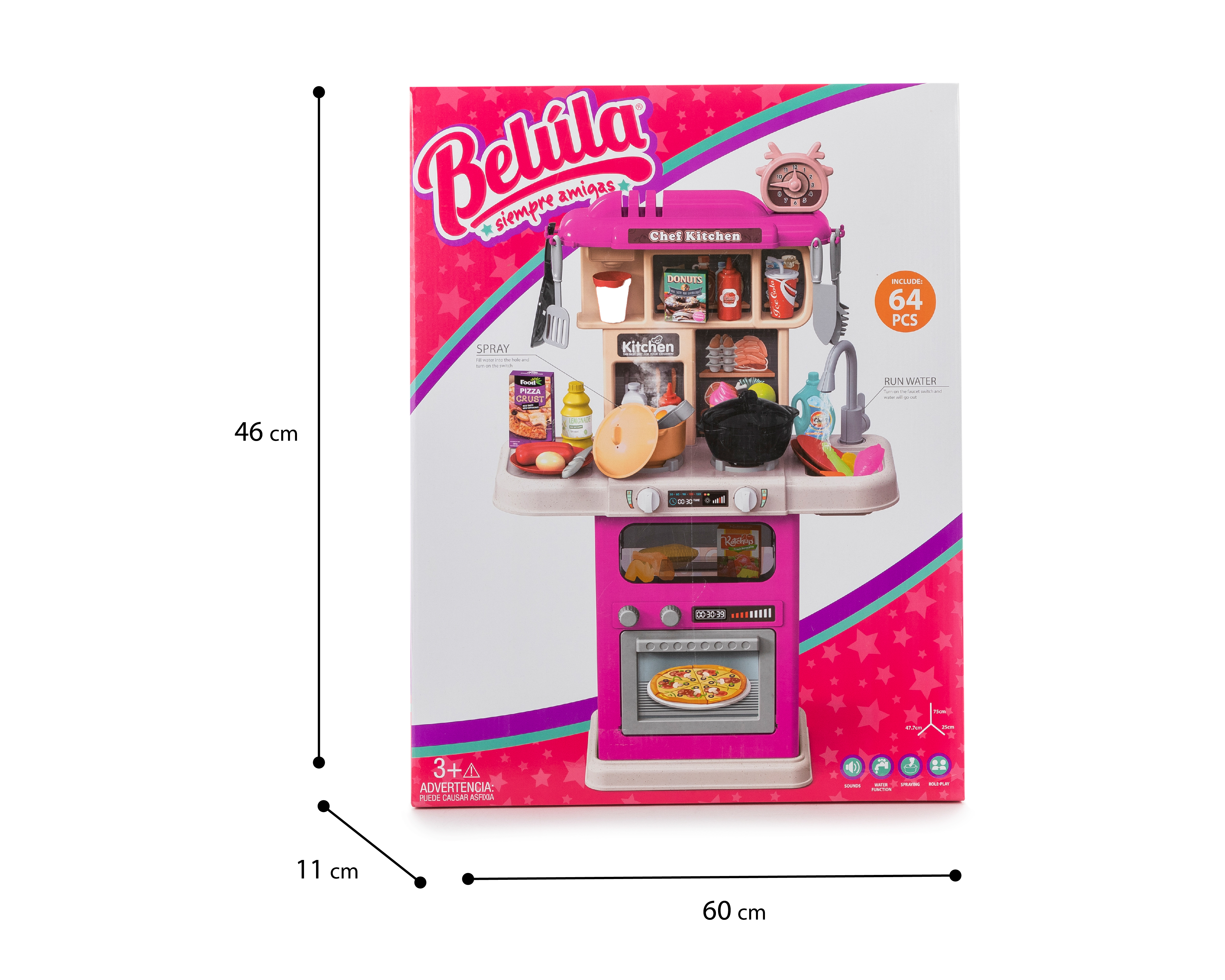 Foto 4 pulgar | Foto 3 | Cocina Belúla 64 Piezas