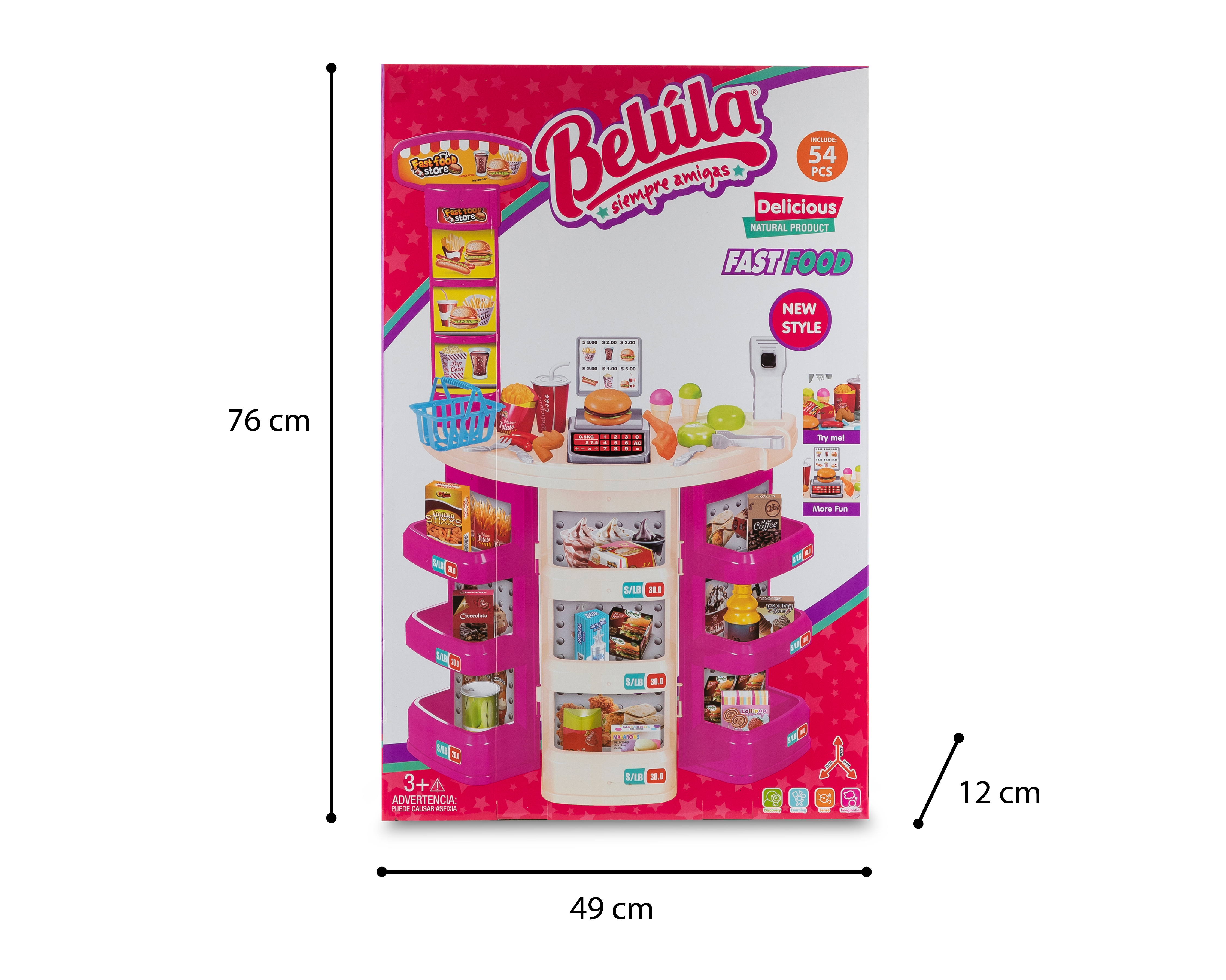 Foto 3 | Foto 3 | Restaurante de Juguete Belúla Fast Food con Accesorios