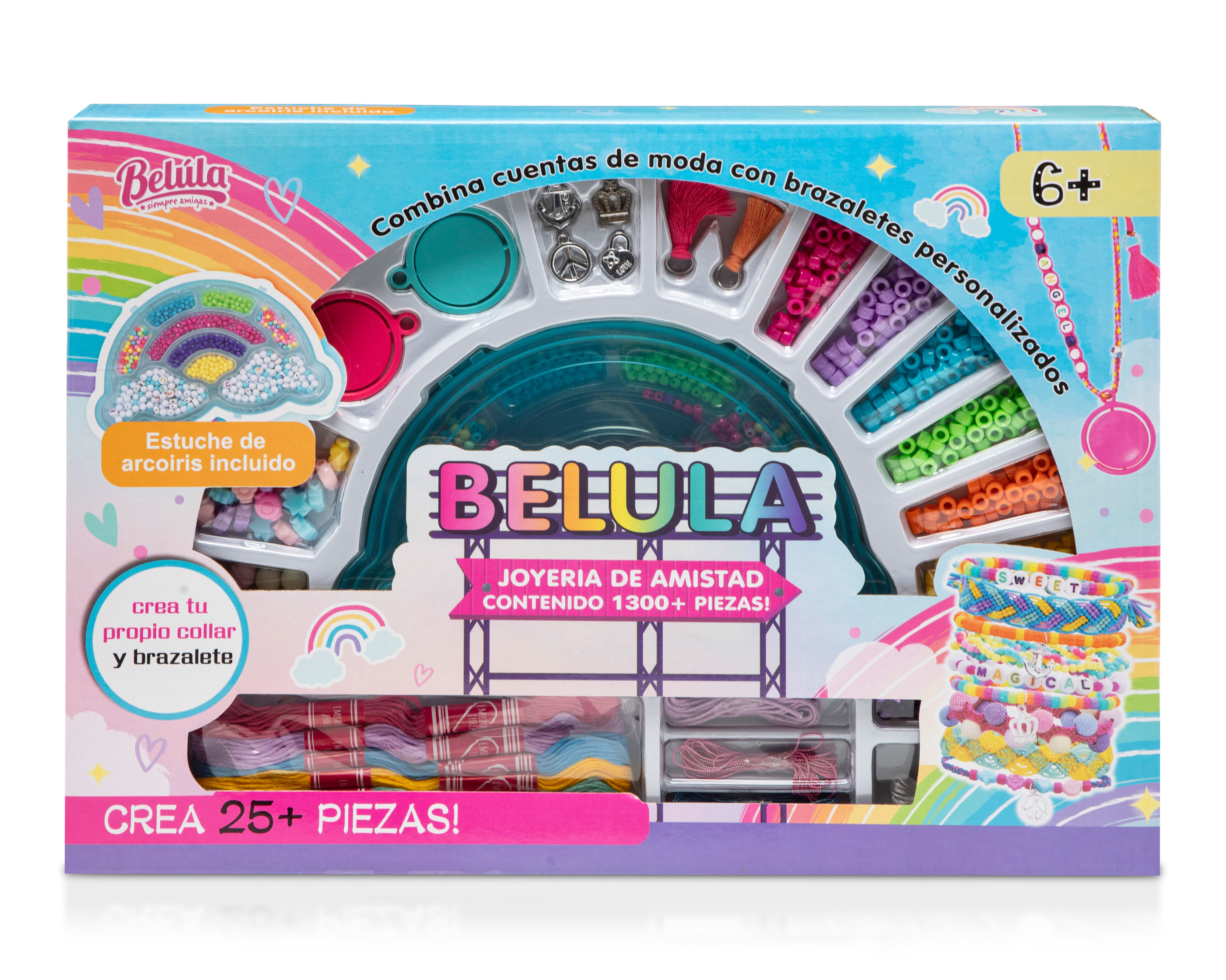 Foto 5 pulgar | Foto 4 | Juego para Crear Pulseras Belúla Multicolor