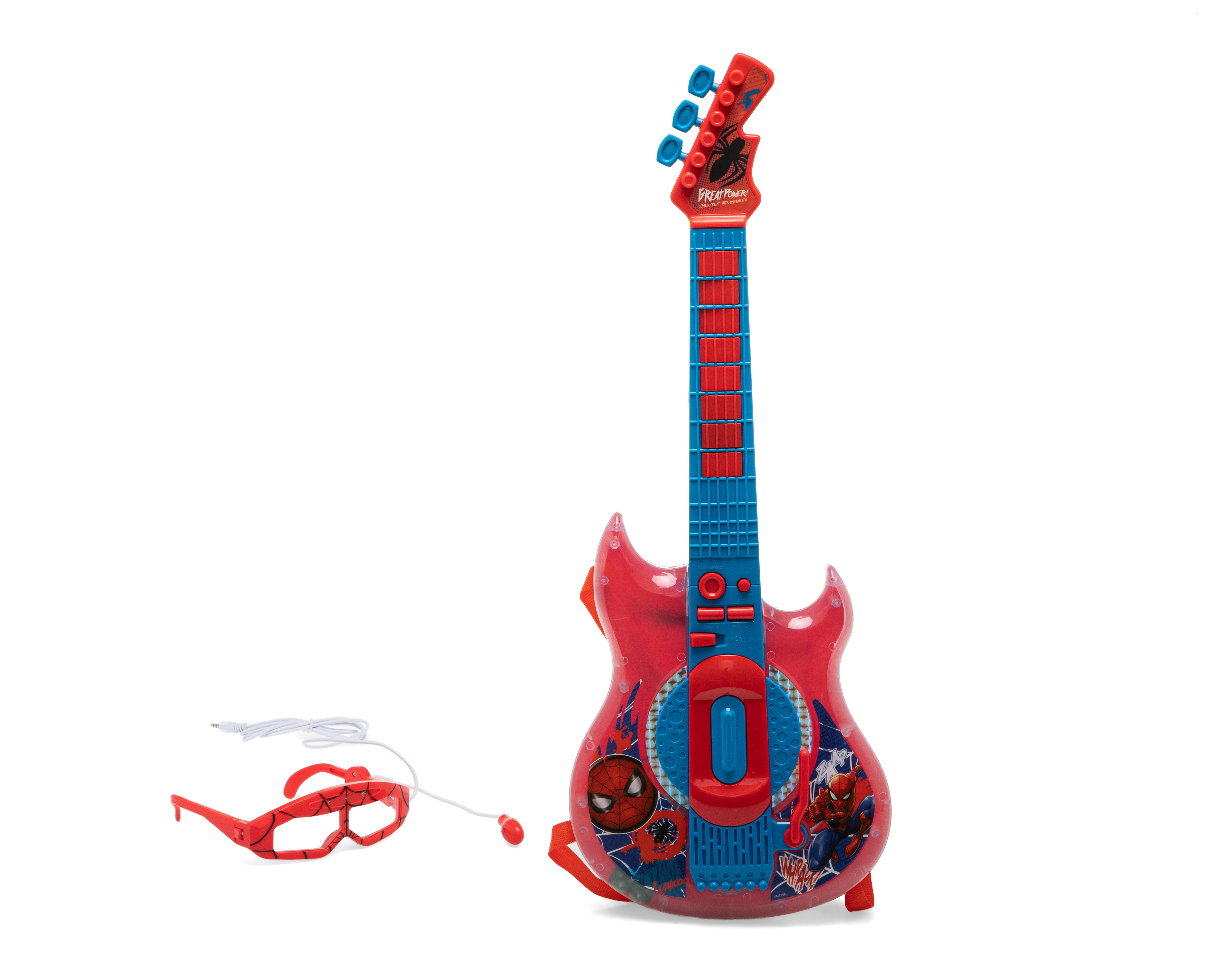 Foto 2 pulgar | Foto 1 | Guitarra Musical Marvel Spider-Man con Accesorios