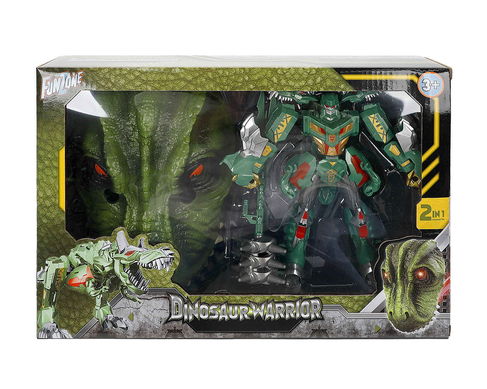 Foto 3 pulgar | Foto 2 | Dinosaurio Guerrero Funzone con Accesorios