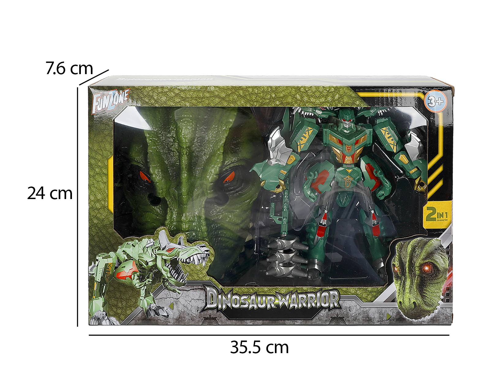 Foto 5 pulgar | Foto 4 | Dinosaurio Guerrero Funzone con Accesorios