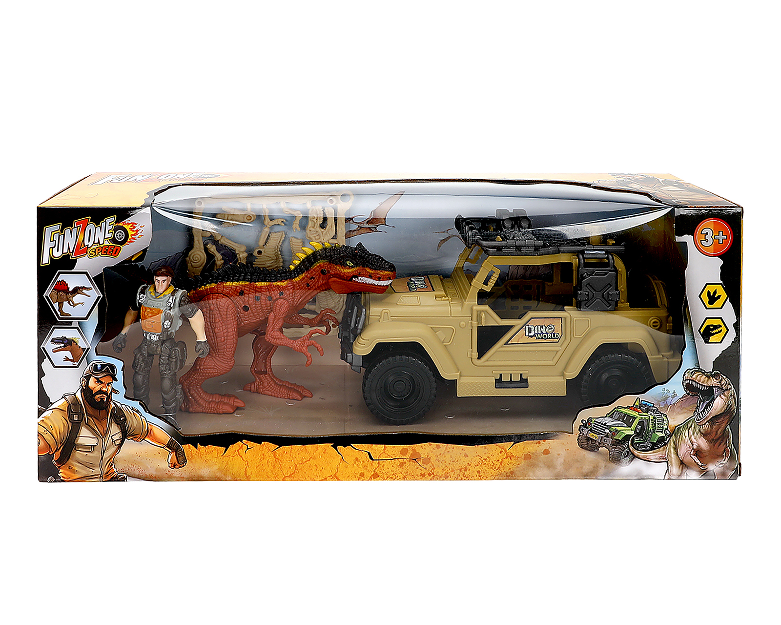 Foto 3 pulgar | Foto 2 | Figura de Acción Funzone con Dinosaurios