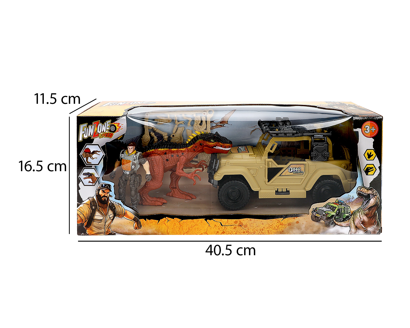 Foto 5 pulgar | Foto 4 | Figura de Acción Funzone con Dinosaurios