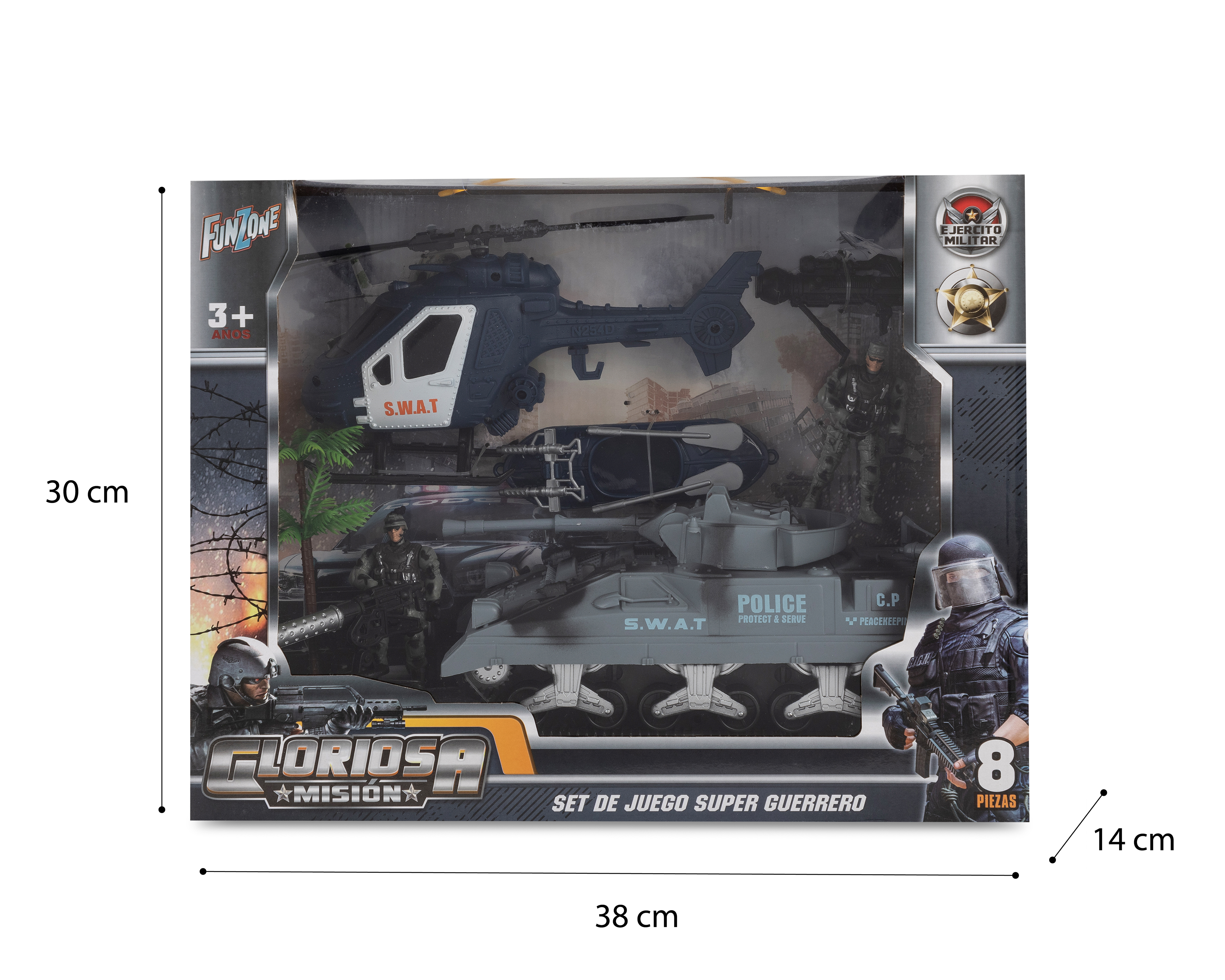 Foto 3 | Foto 3 | Figuras Juego Super Guerrero Funzone 8 Piezas