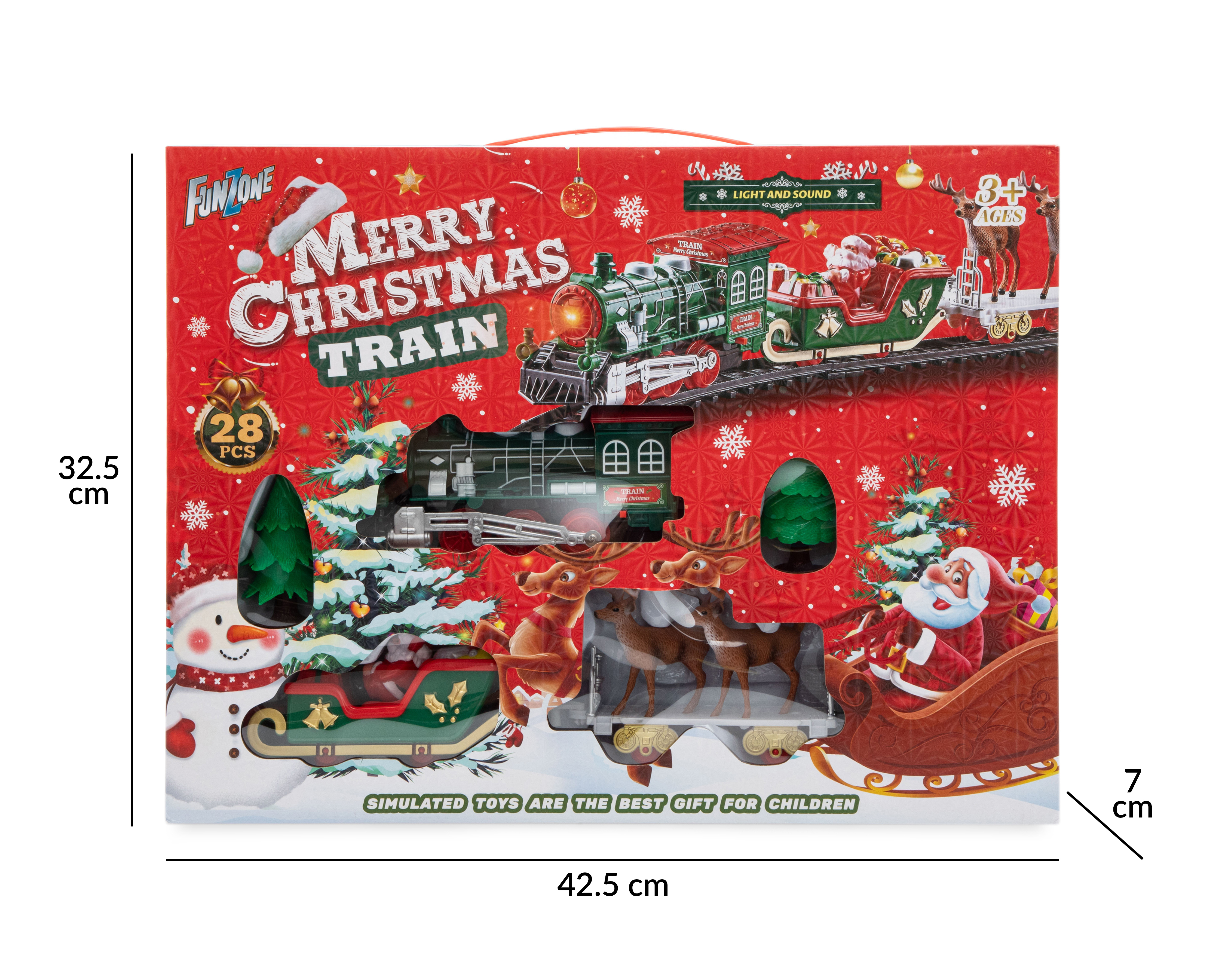 Foto 5 pulgar | Foto 4 | Pista Navideña Funzone Merry Christmas Train