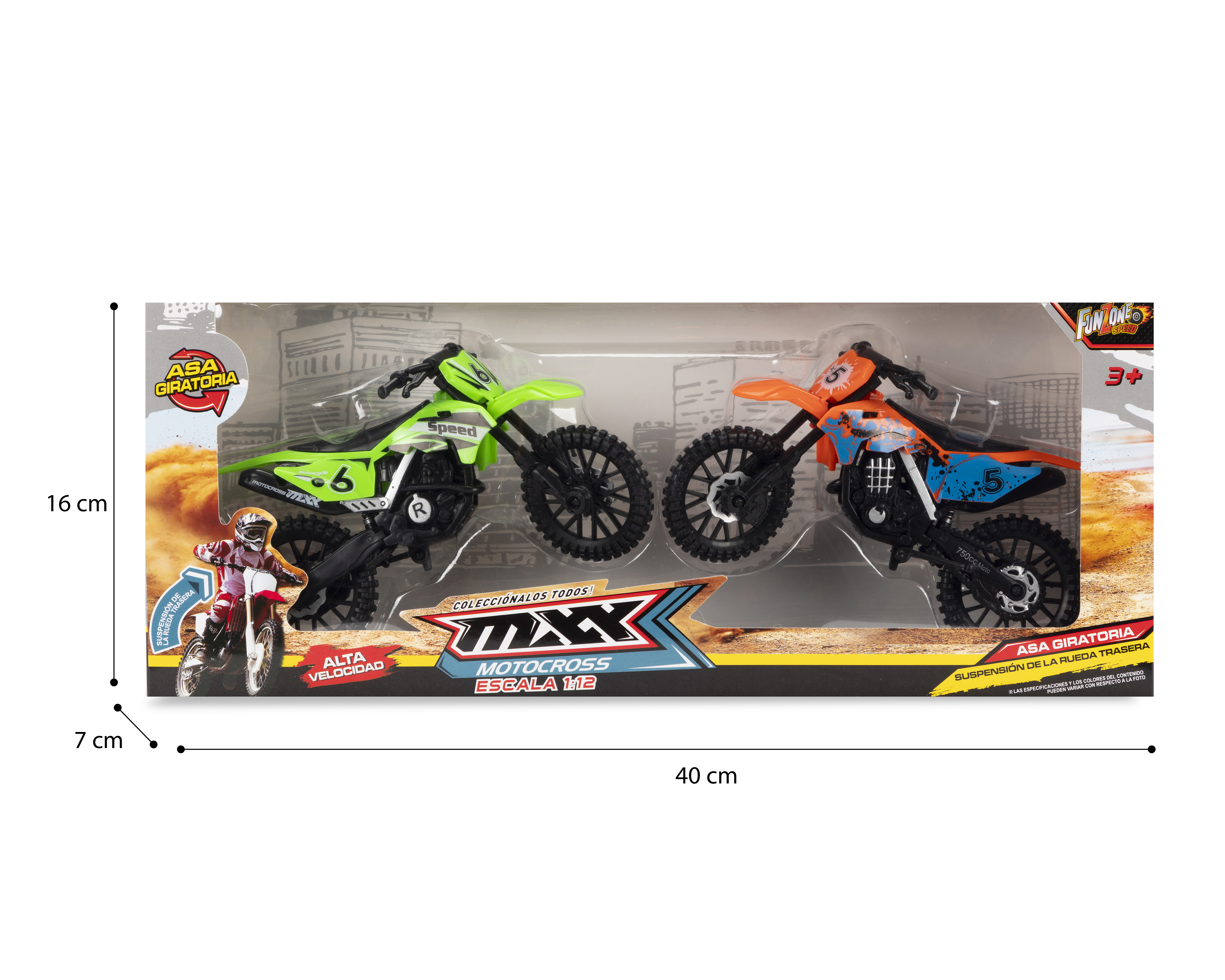 Foto 3 | Foto 3 | Motocicletas Funzone MXX Motocross 2 Piezas