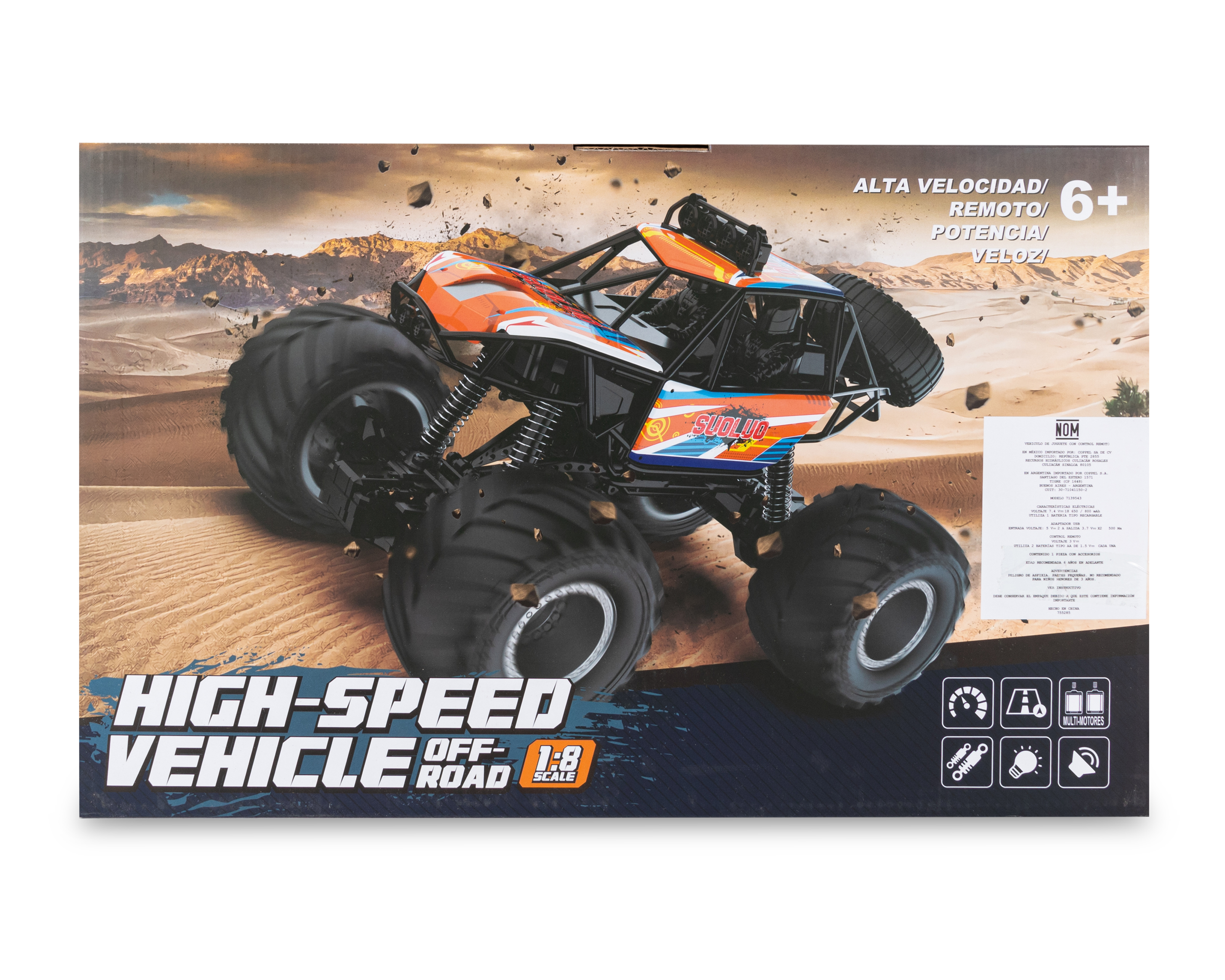 Foto 3 pulgar | Foto 2 | Carro de Control Remoto Funzone Speed