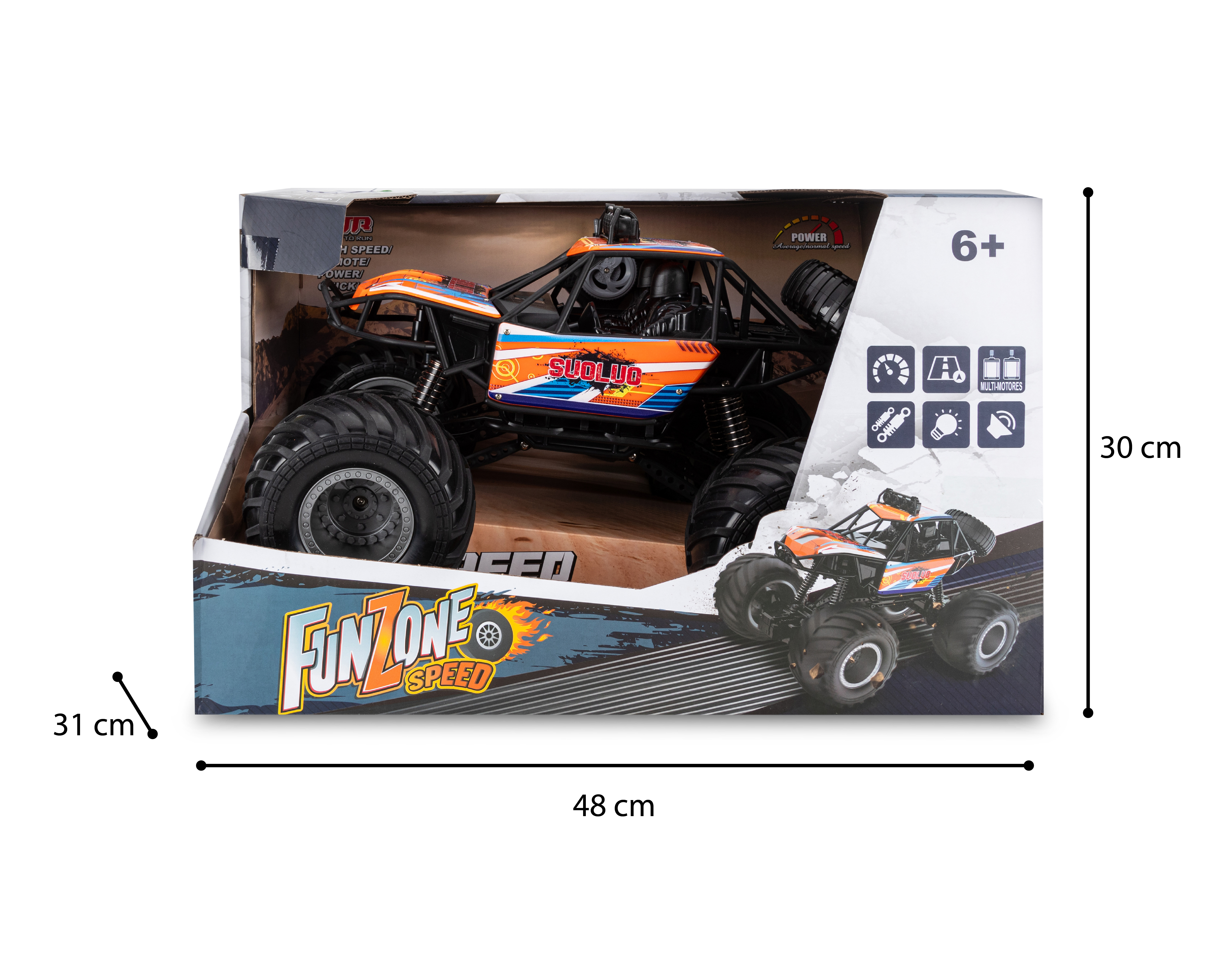 Foto 4 pulgar | Foto 3 | Carro de Control Remoto Funzone Speed