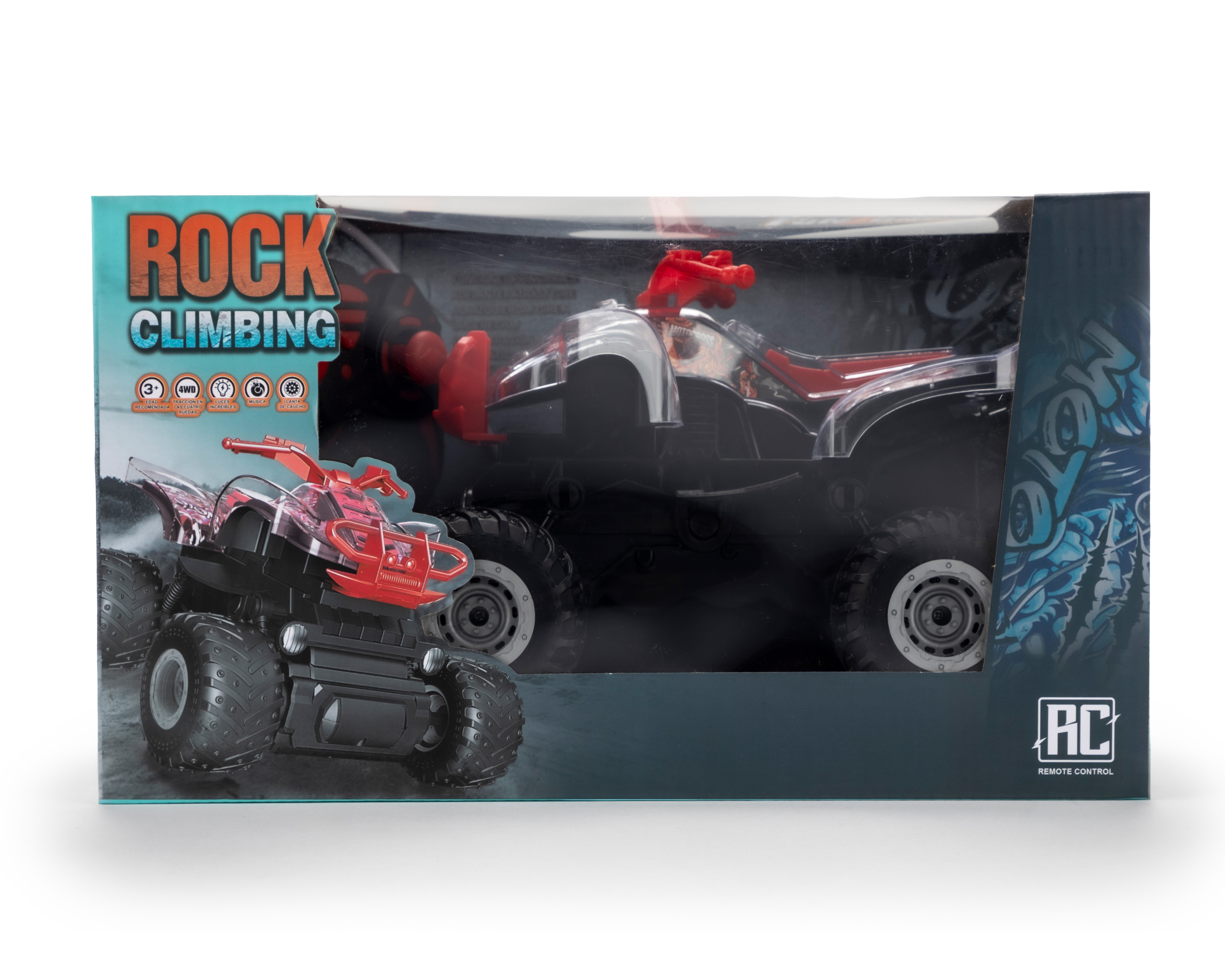 Foto 2 pulgar | Foto 1 | Cuatrimoto de Control Remoto Funzone Rock Climbing