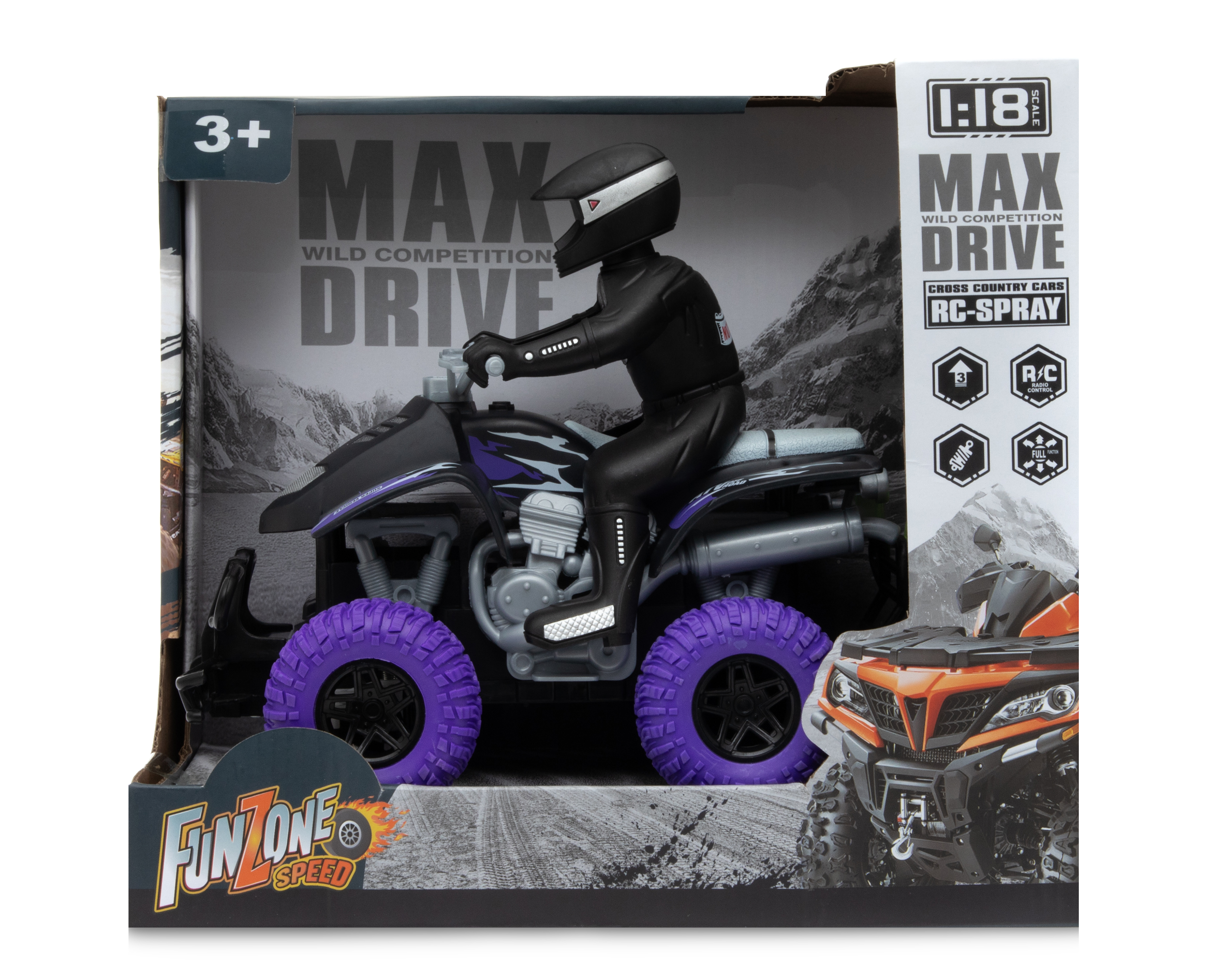 Foto 8 pulgar | Foto 7 | Cuatrimoto de Control Remoto Funzone