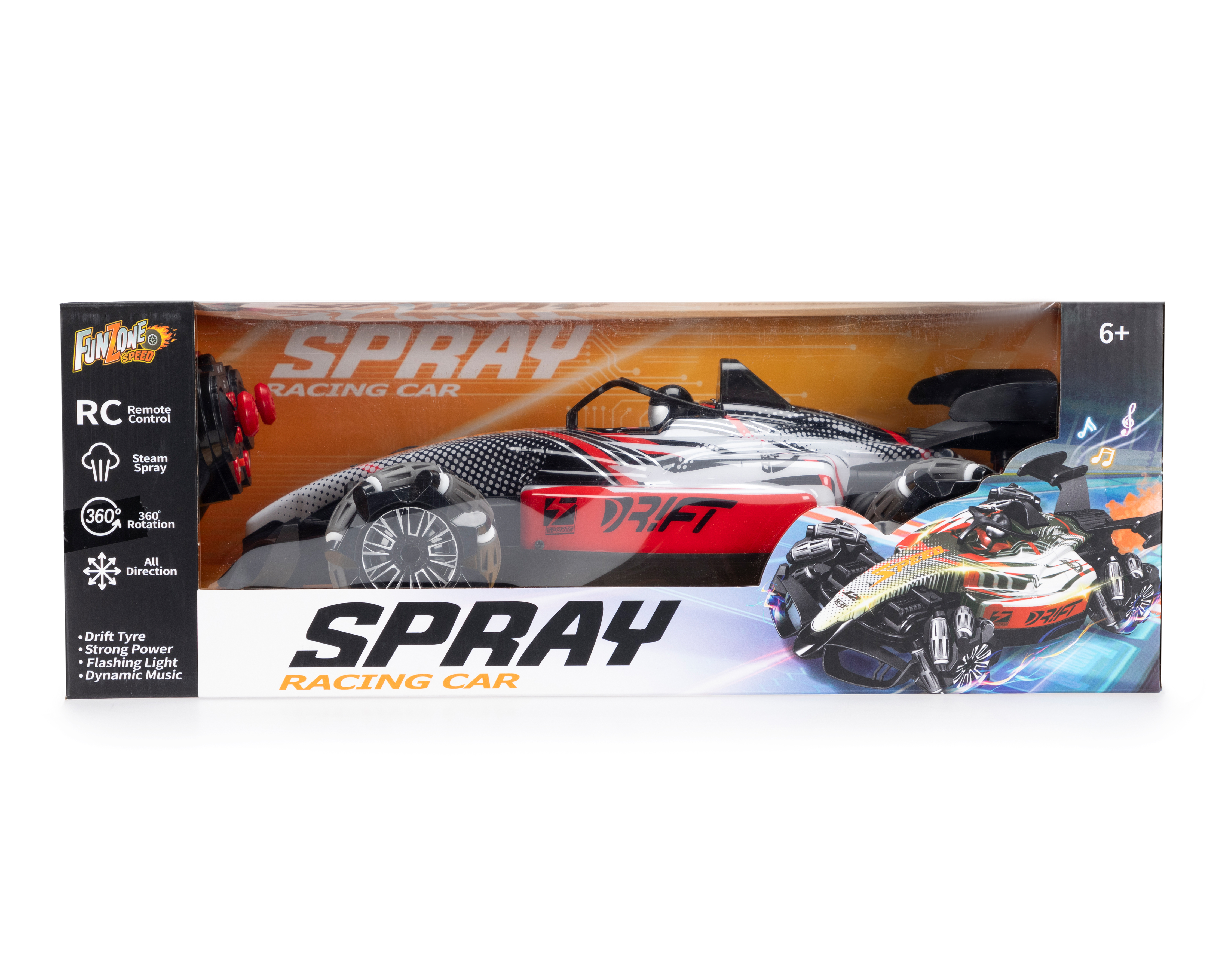 Carro de Control Remoto Funzone Spray Racing Car