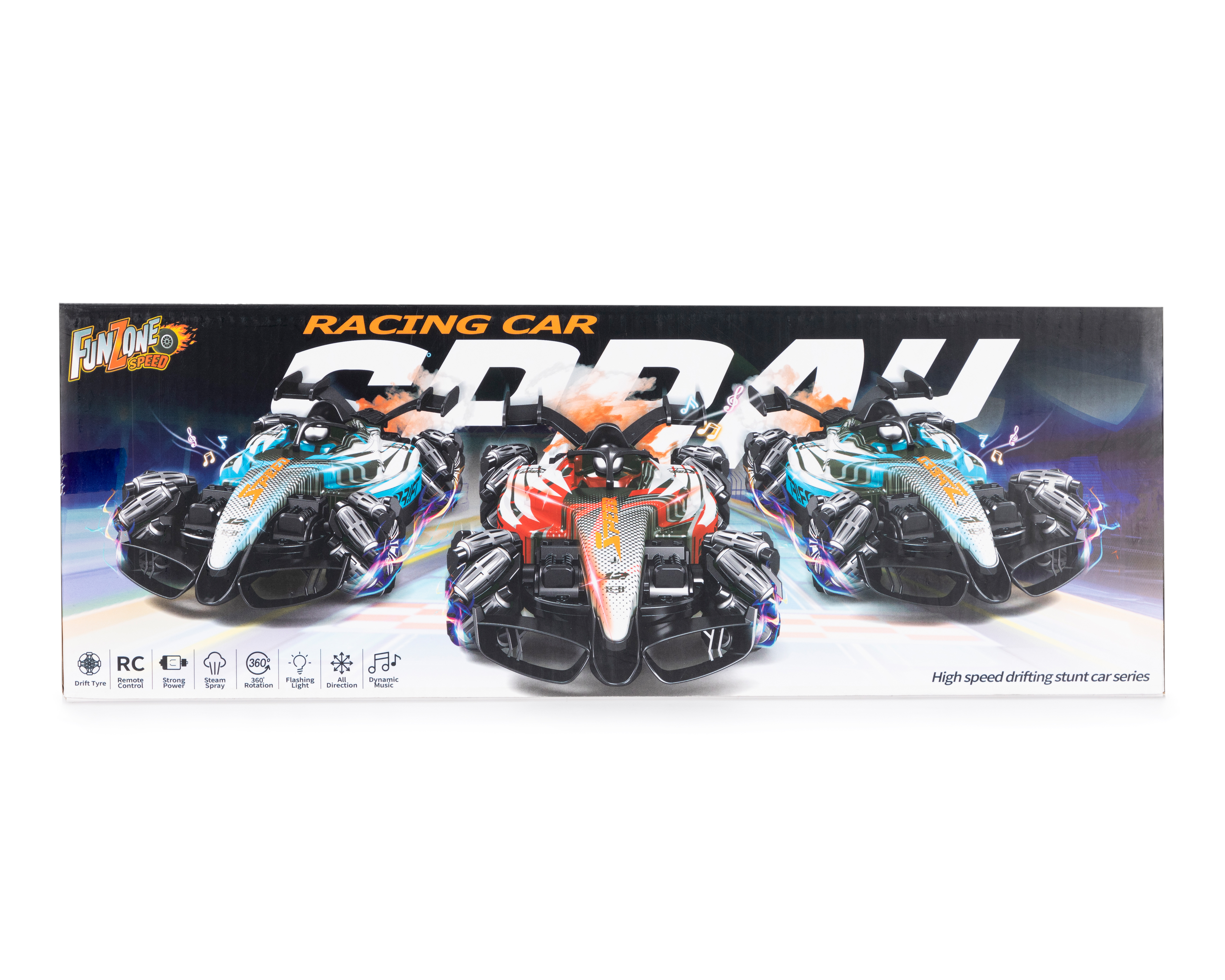 Foto 3 pulgar | Foto 2 | Carro de Control Remoto Funzone Spray Racing Car