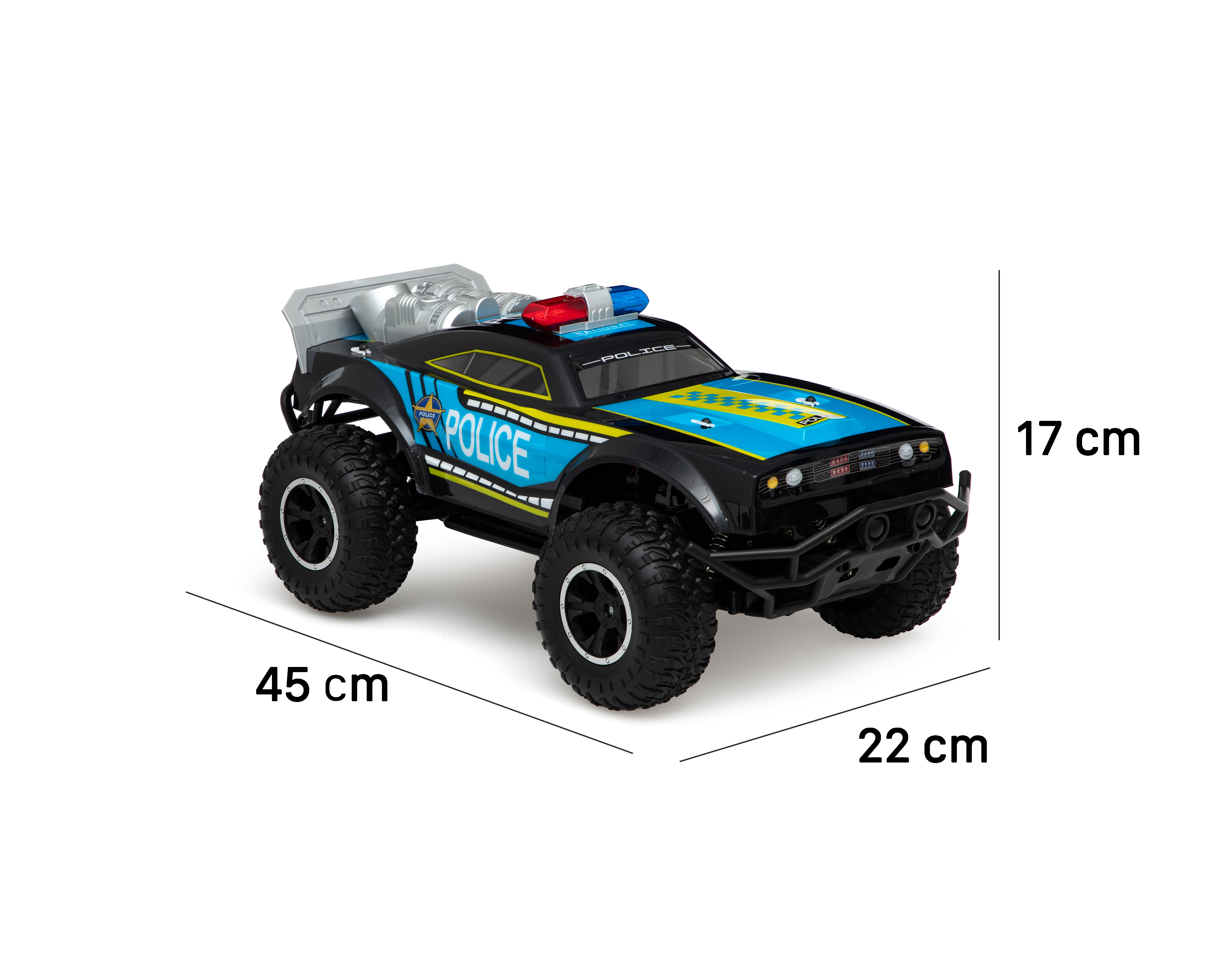 Foto 8 | Foto 8 | Patrulla a Control Remoto Funzone Policía Todoterreno