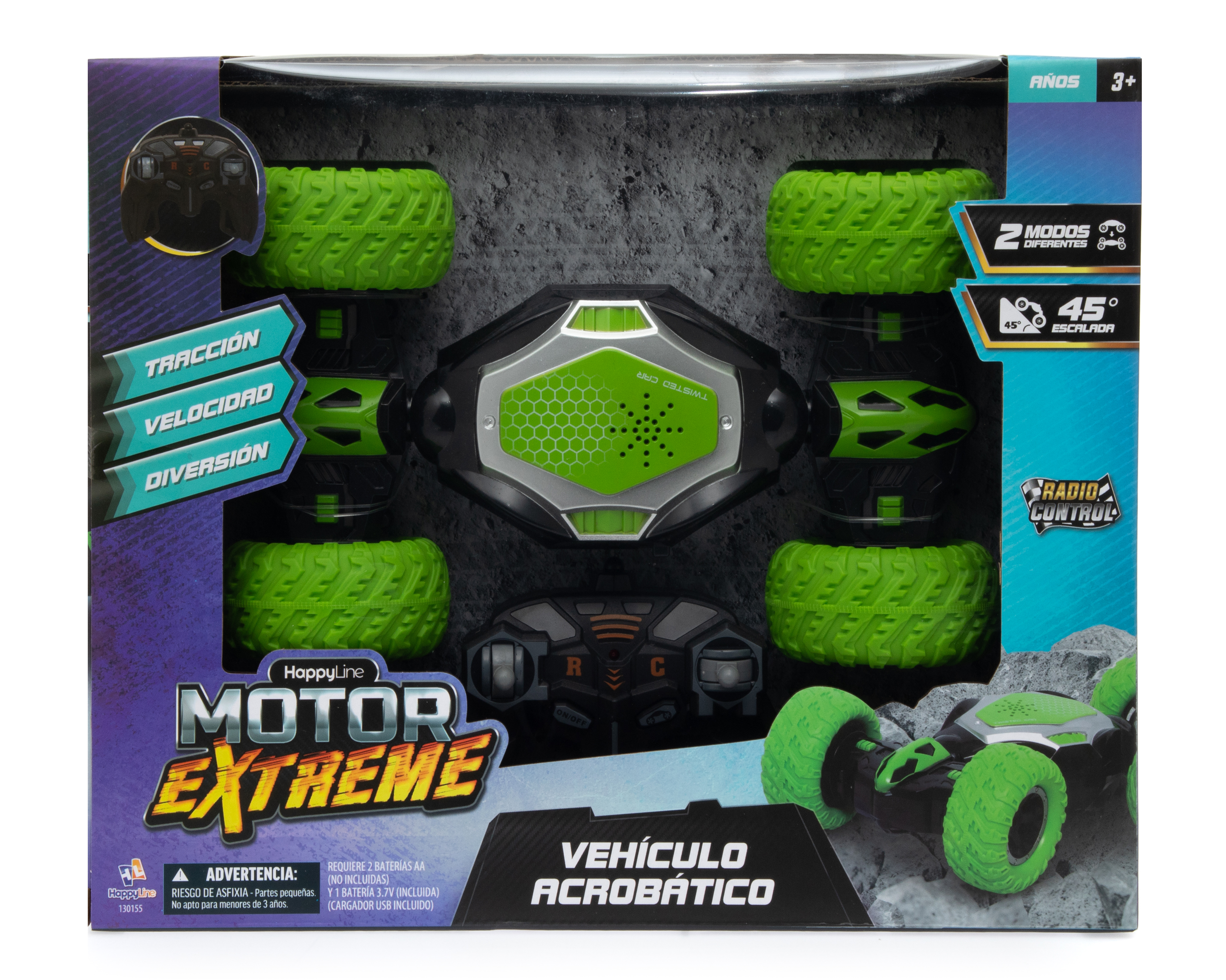 Foto 8 pulgar | Foto 7 | Carro a Control Remoto Happy Line Motor Xtreme