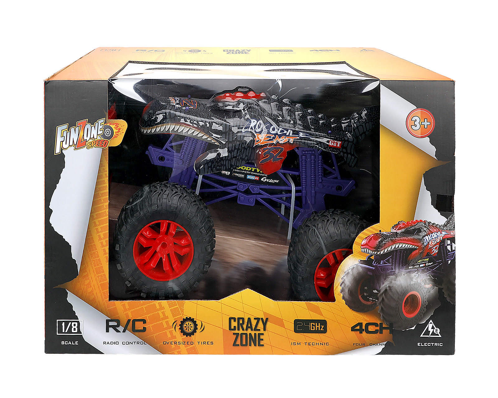 Foto 3 pulgar | Foto 2 | Carro a Control Remoto Funzone Recargable